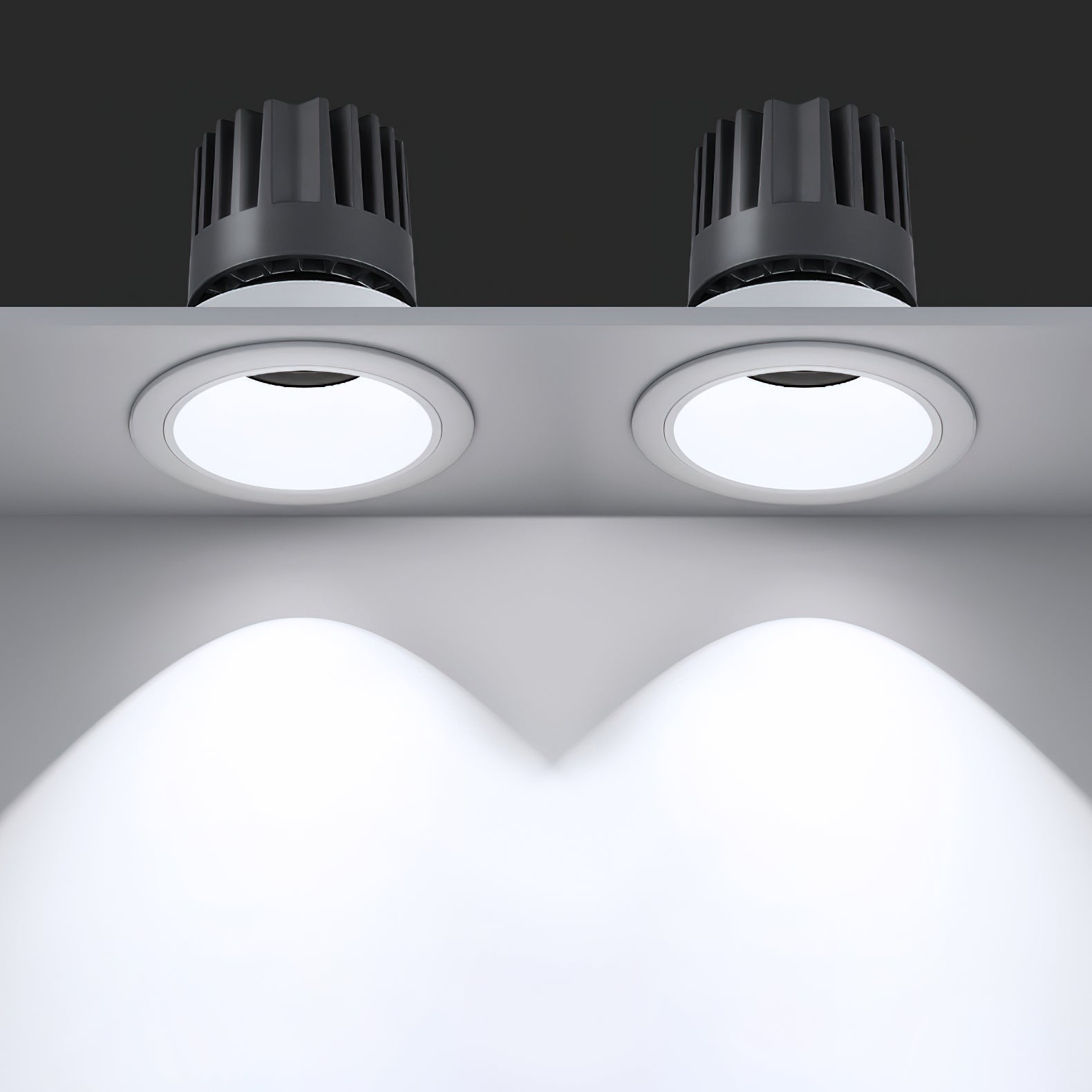 Vesoris Classic Beam Recessed LED Downlight Ceiling lamp