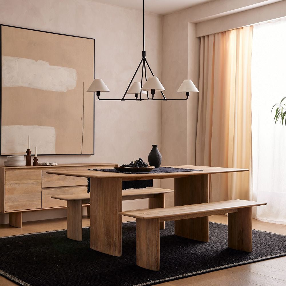 Vase Chandelier Cone Shade Minimalist
