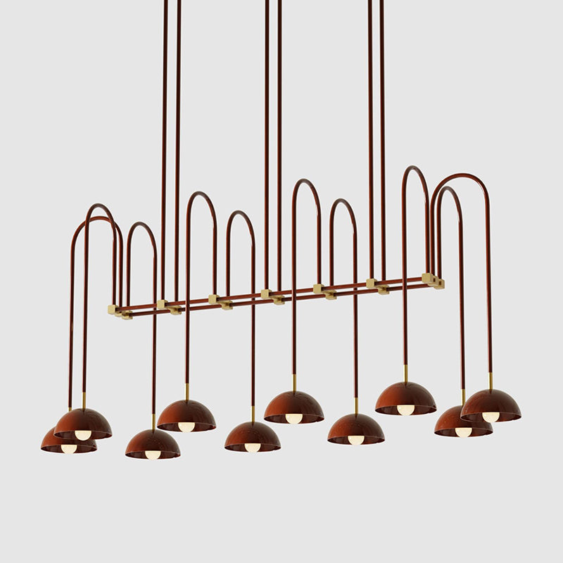 Blikuvyh Vintage Industrial Atelier Brass Chandelier - Neutral Decor