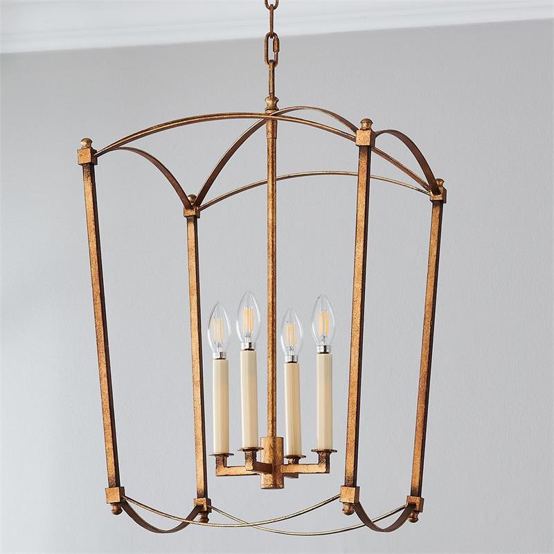 Xenuvyu Modern Minimalist Industrial Black Metal Lantern Pendant Lamp