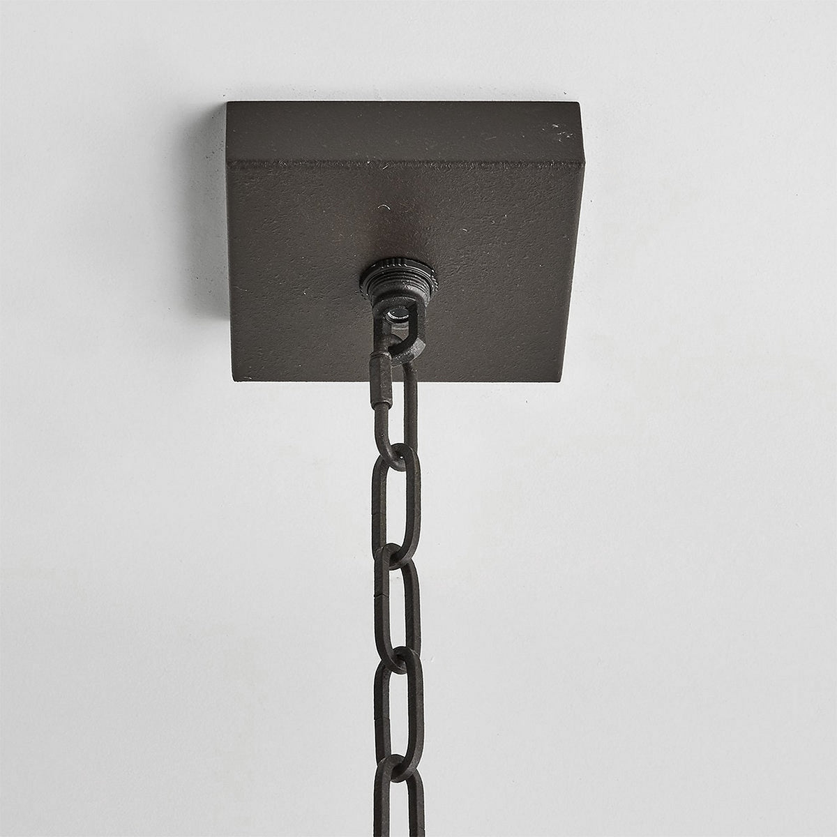 Xenuvyu Modern Minimalist Industrial Black Metal Lantern Pendant Lamp