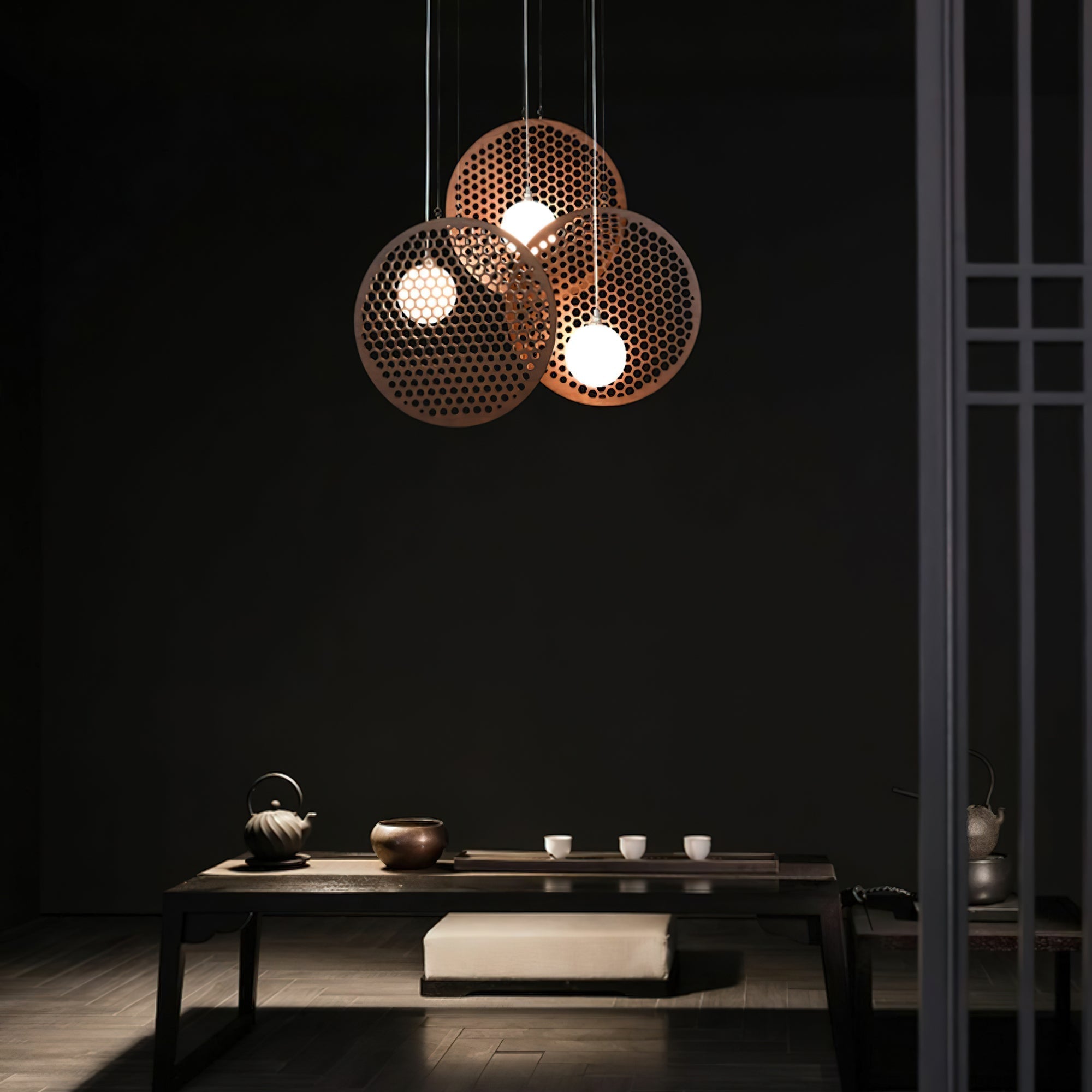 Elvenine Chandelier Wooden Plate