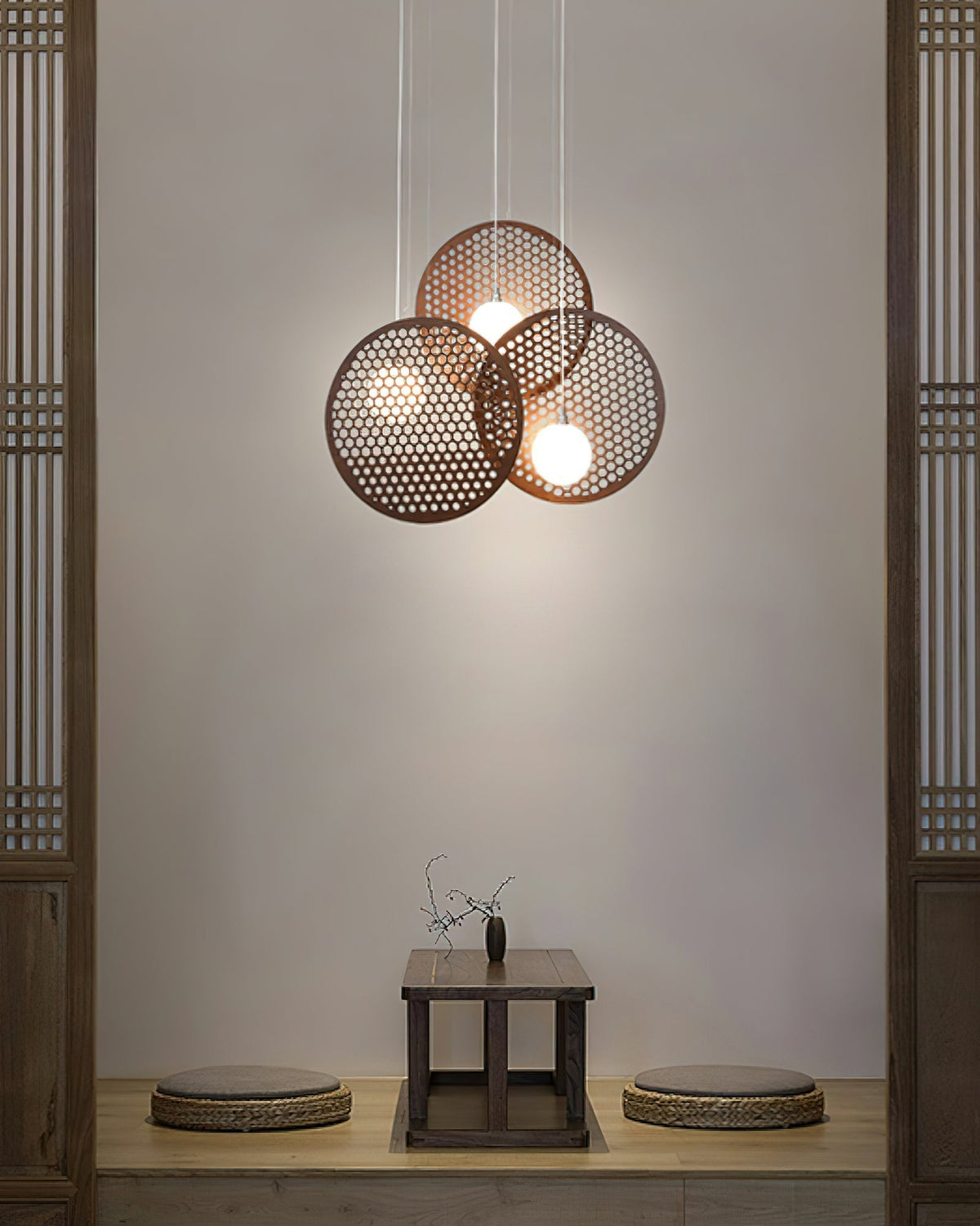 Elvenine Chandelier Wooden Plate