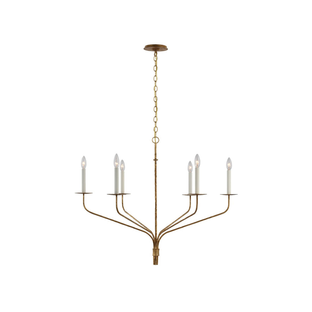 Caeluvyh Vintage Industrial Black Chandelier - Neutral Decor