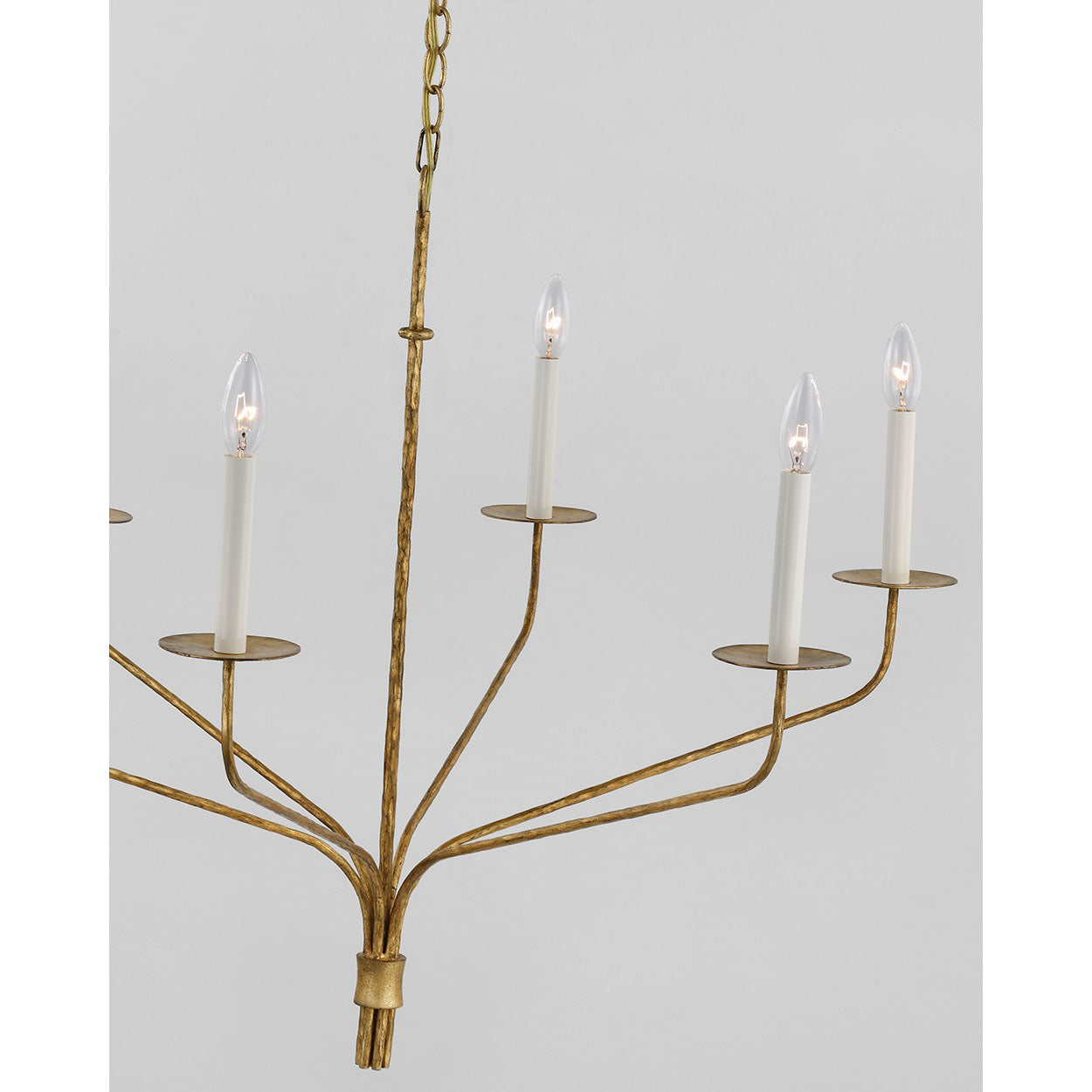 Caeluvyh Vintage Industrial Black Chandelier - Neutral Decor