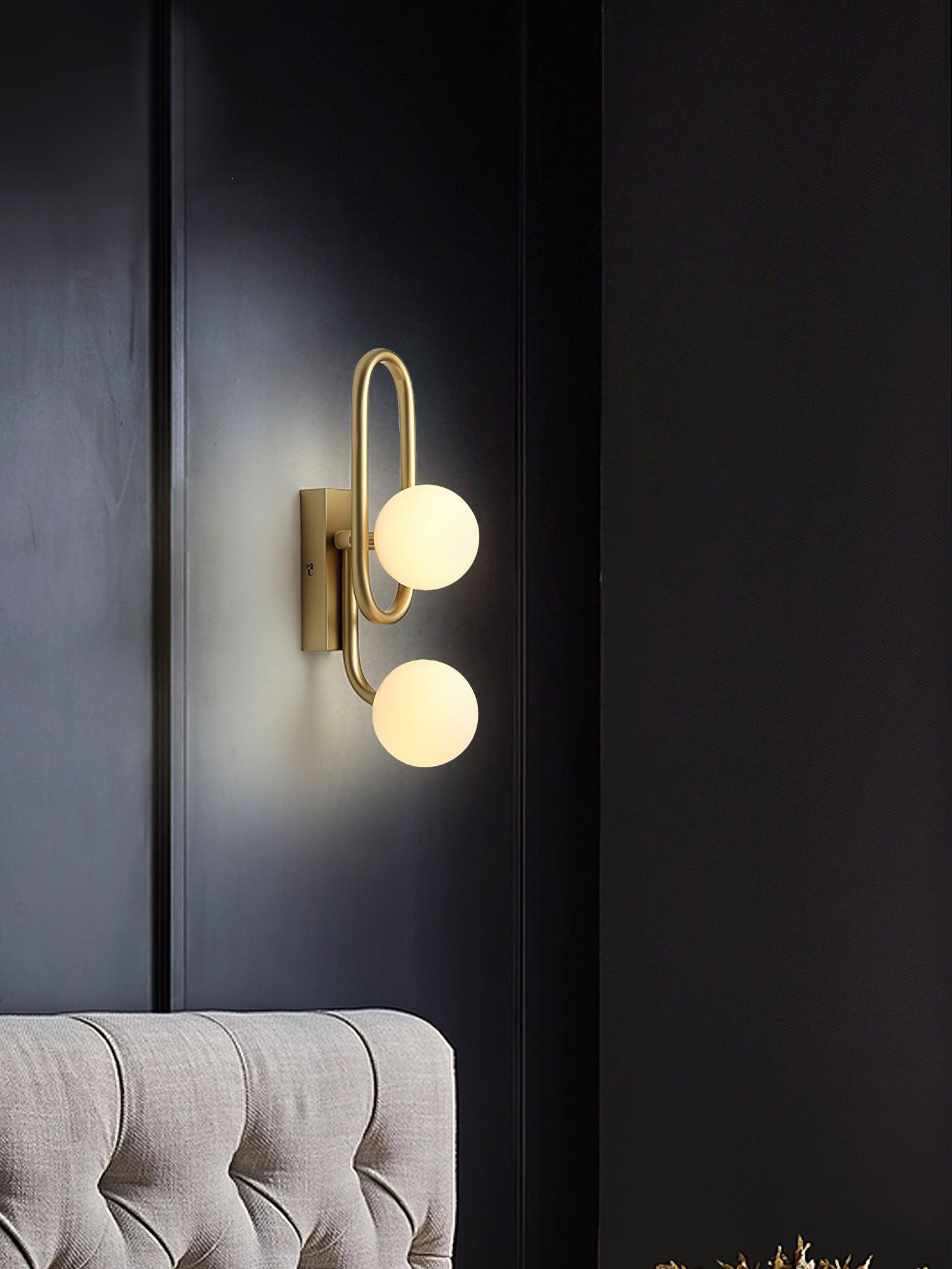 Alphaia Modern Minimalist Glass Wall Lamp