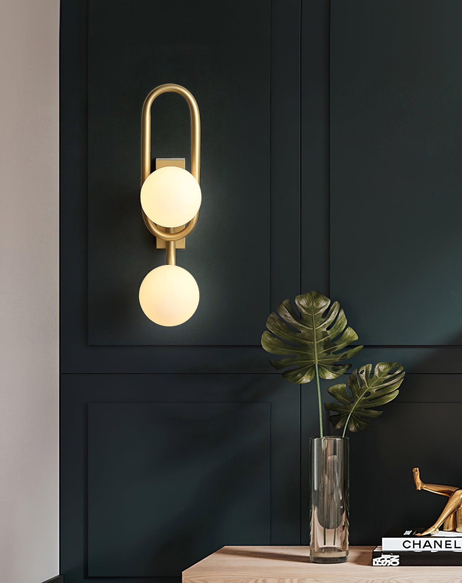 Alphaia Modern Minimalist Glass Wall Lamp