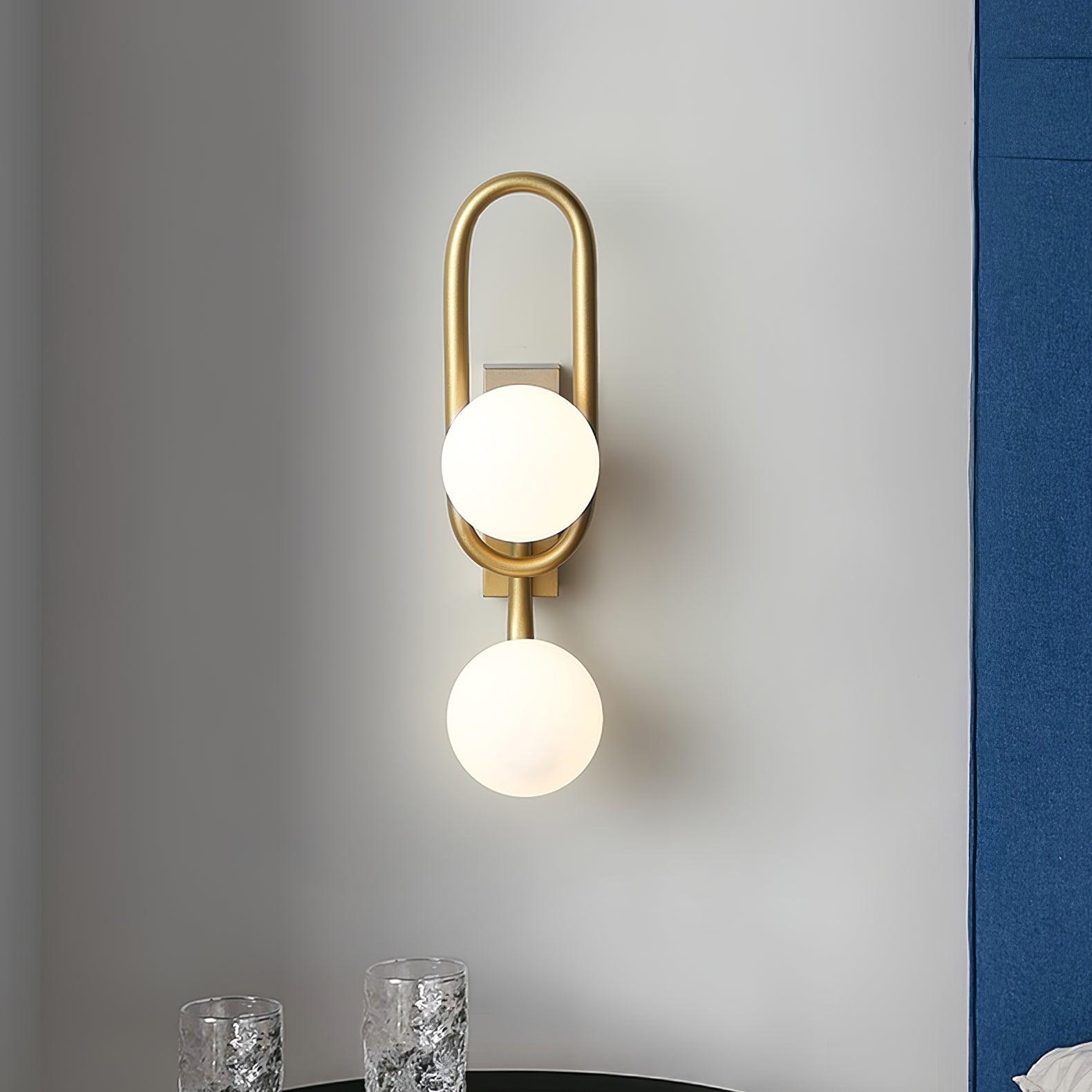 Alphaia Modern Minimalist Glass Wall Lamp