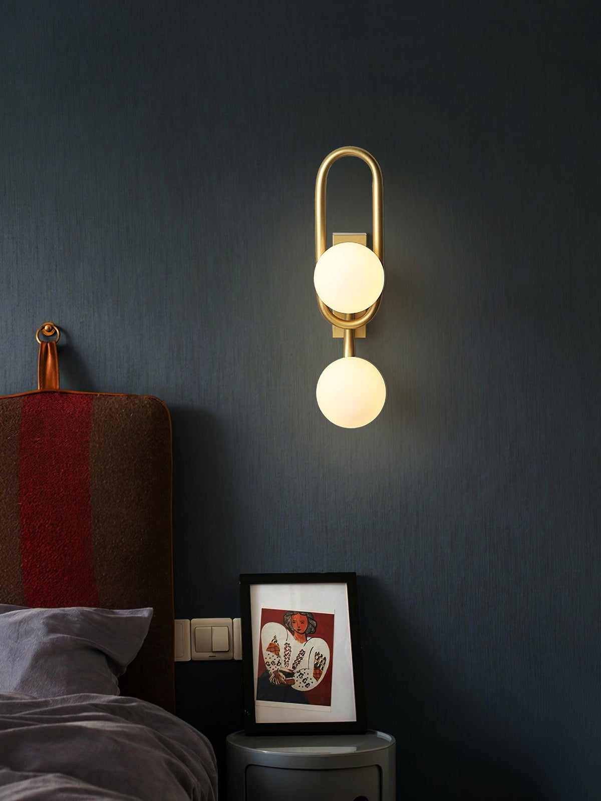 Alphaia Modern Minimalist Glass Wall Lamp