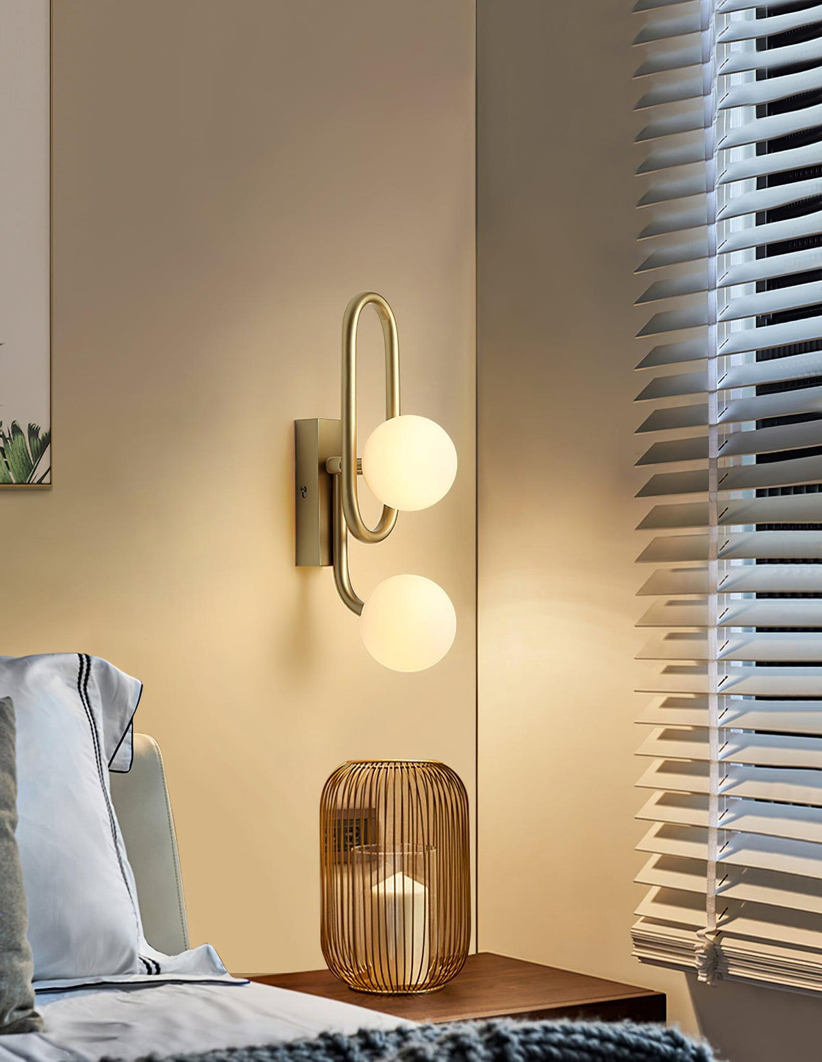 Alphaia Modern Minimalist Glass Wall Lamp