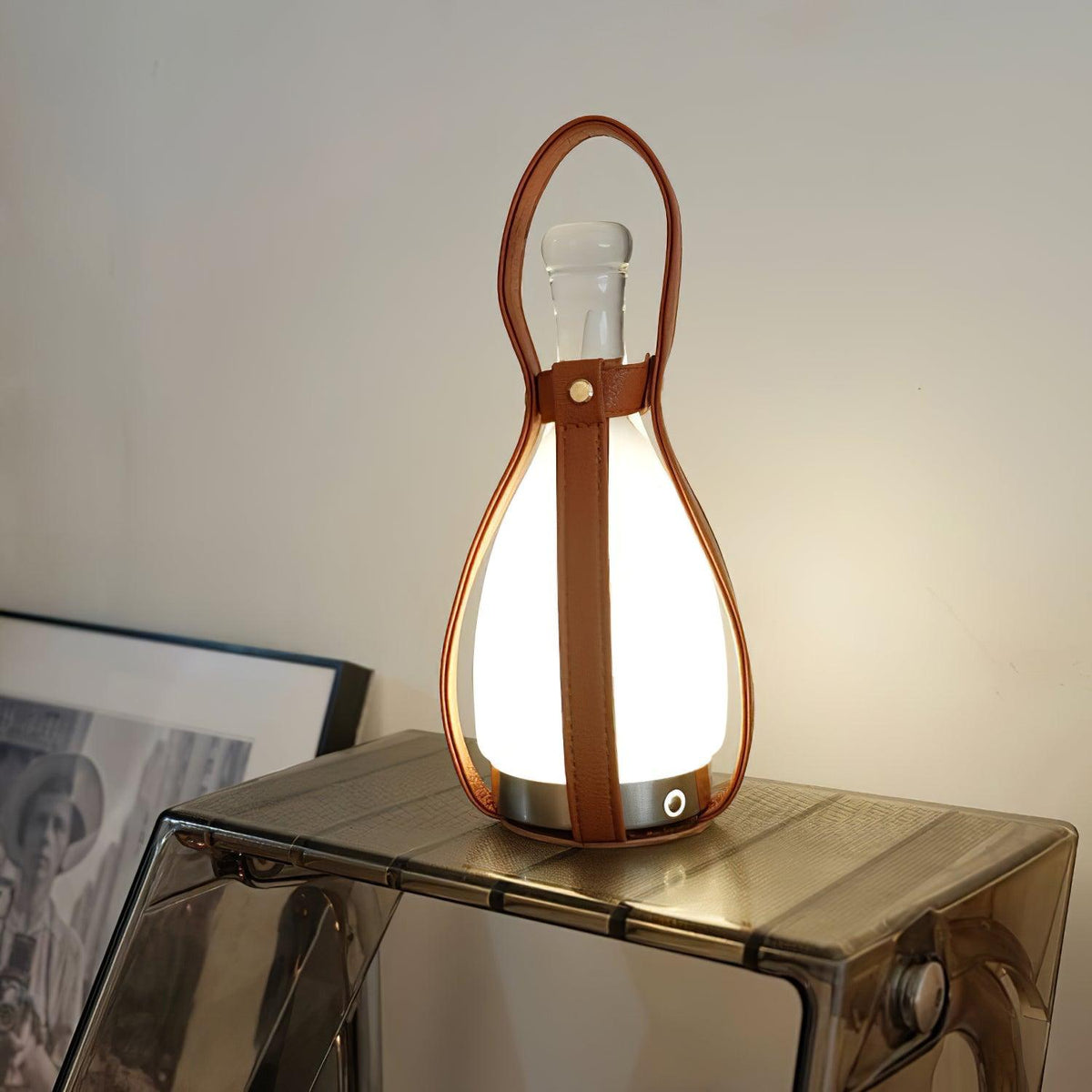 Ales Leather Vintage Table Lamp