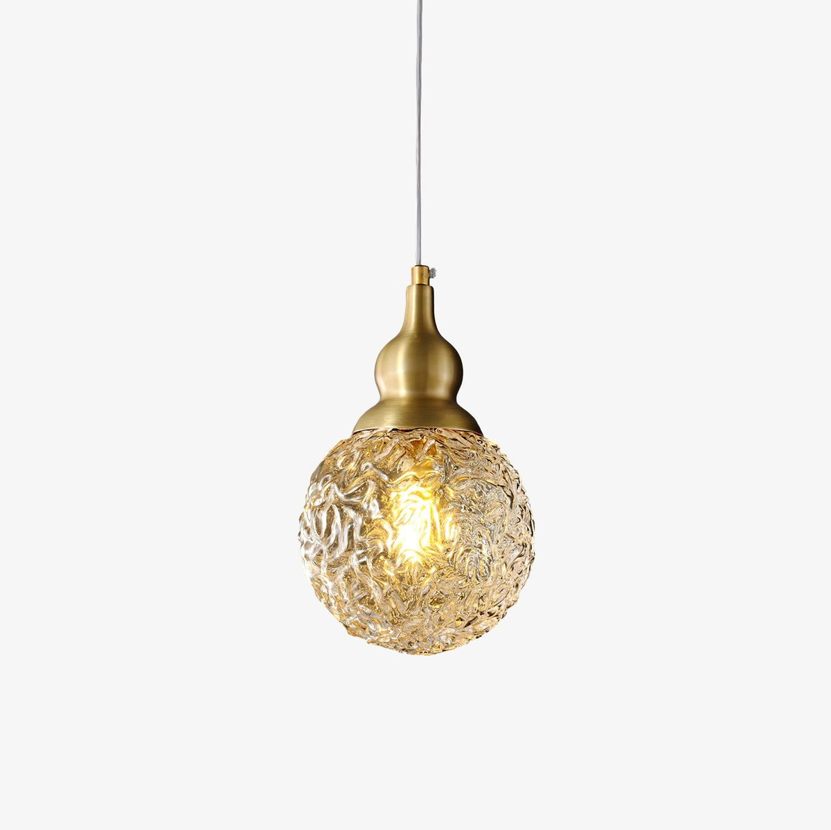 Cove Brass & Glass Glam Pendant Light