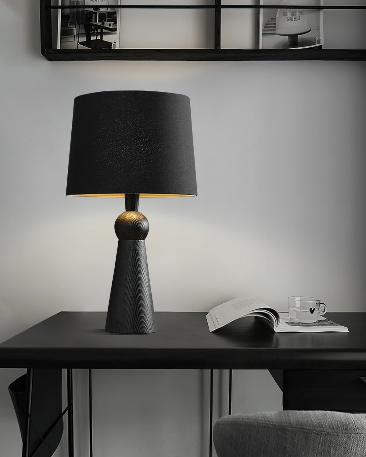 Lioria Wood Fabric Table Lamp