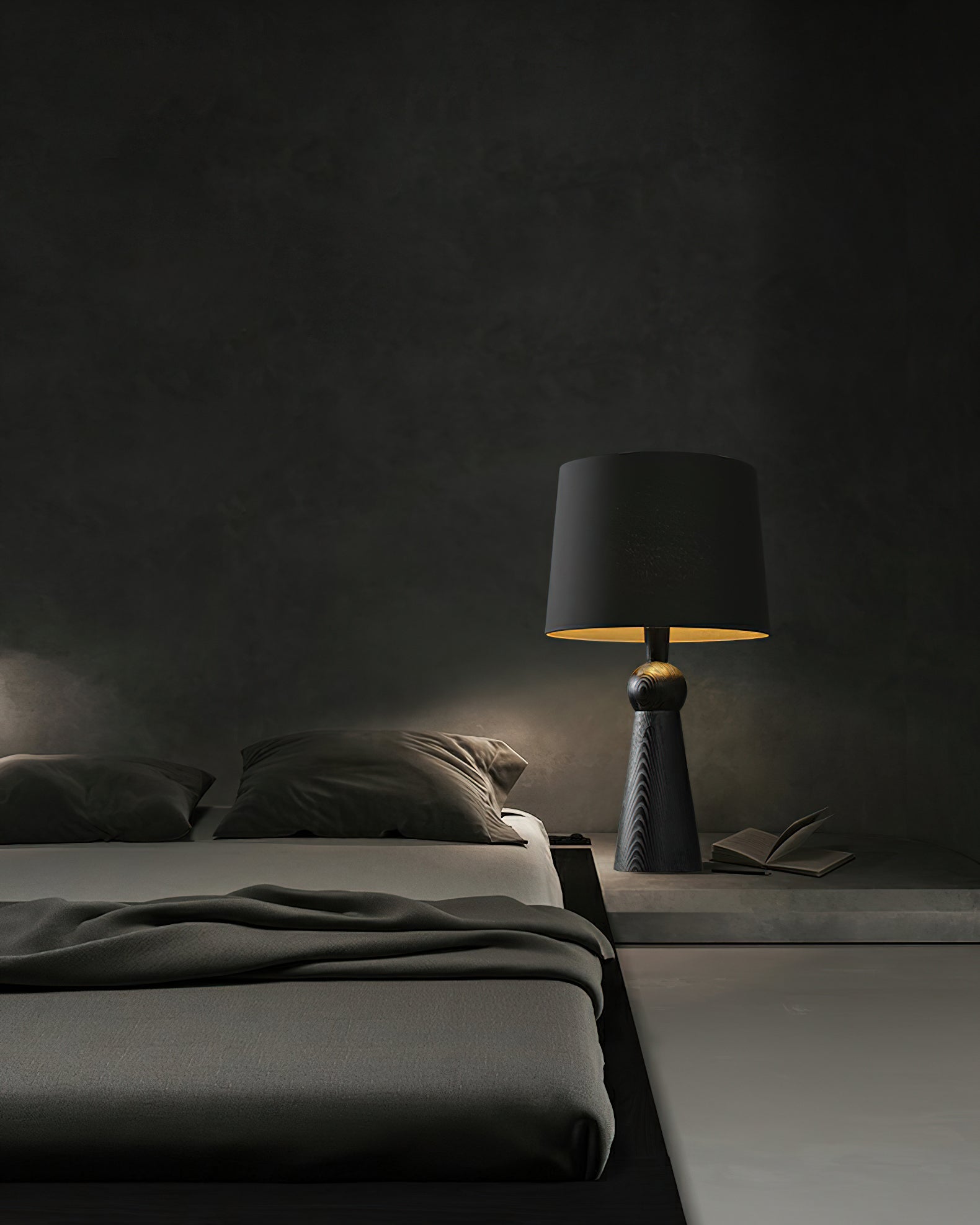 Lioria Wood Fabric Table Lamp