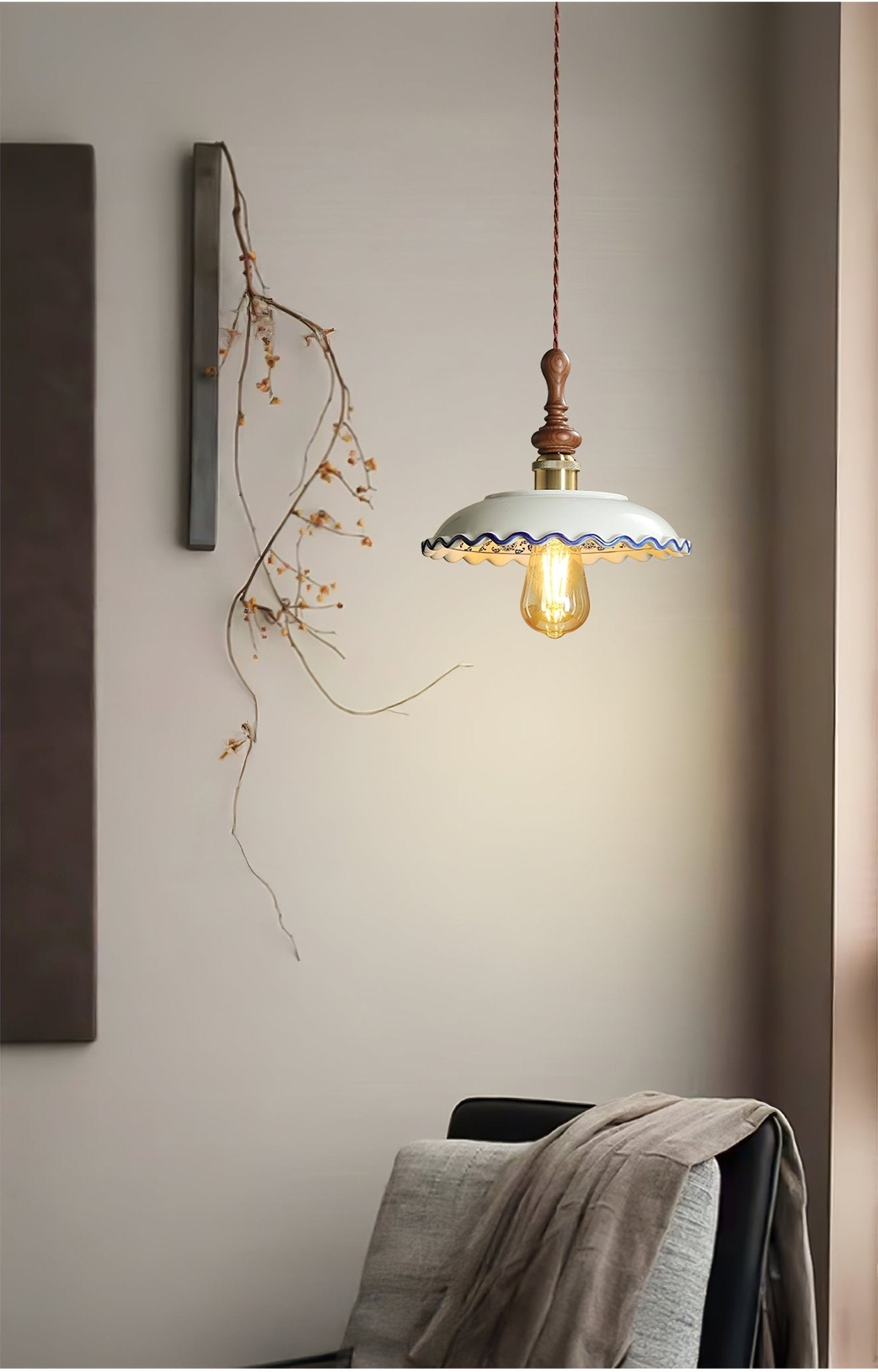 Ciraeor Delft Ceramic Pendant Light