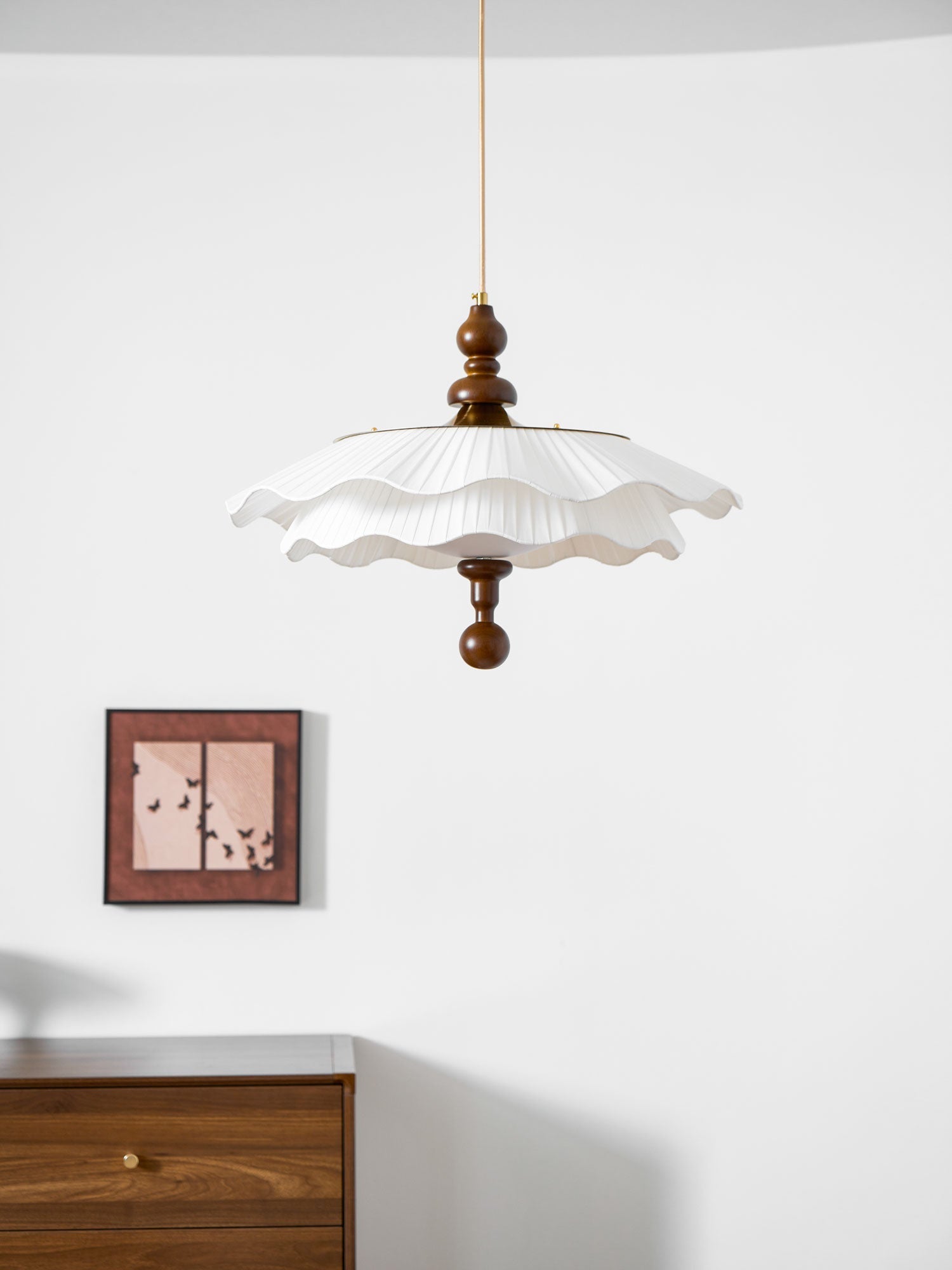 Everford Belle Epoque Pleated Pendant Light