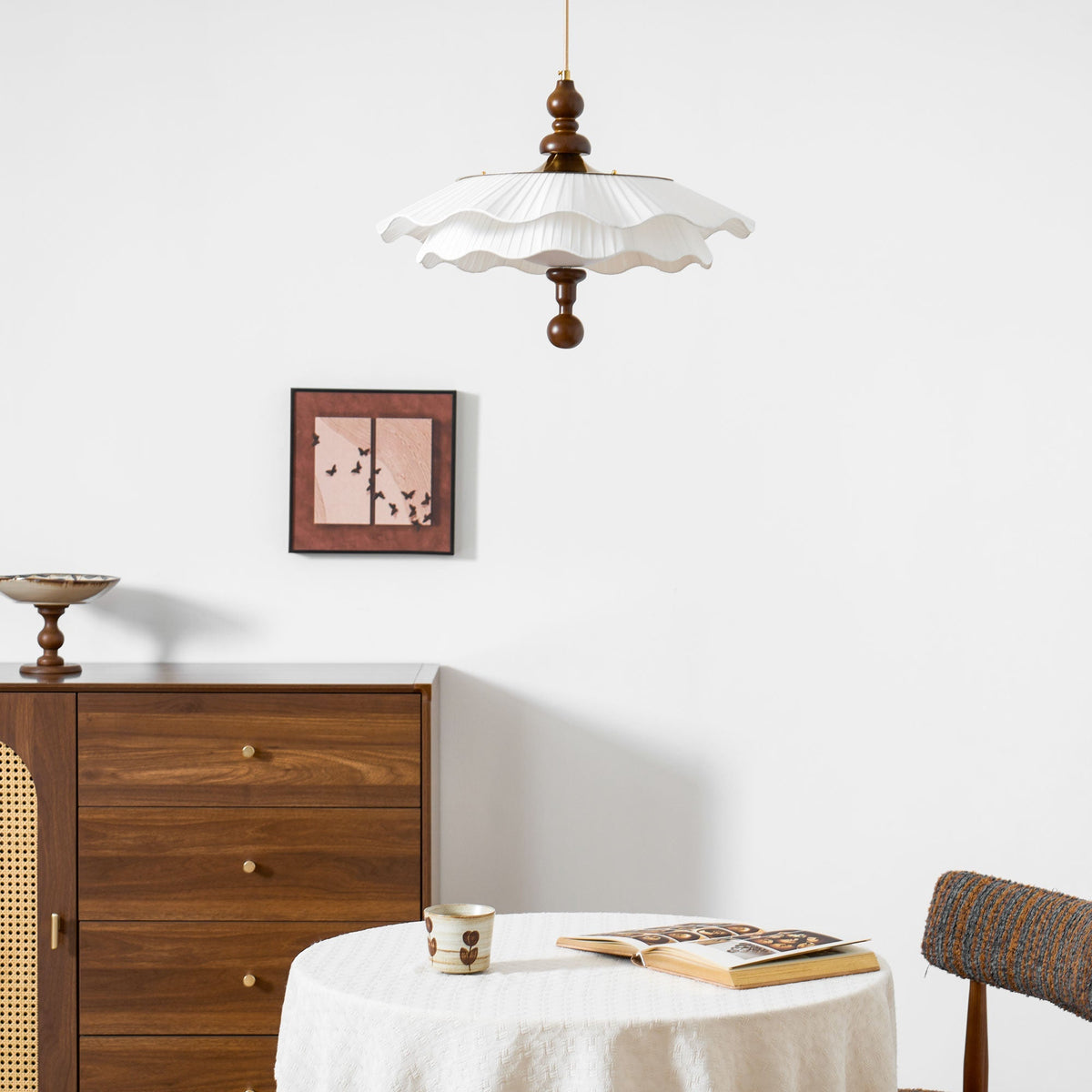 Everford Belle Epoque Pleated Pendant Light