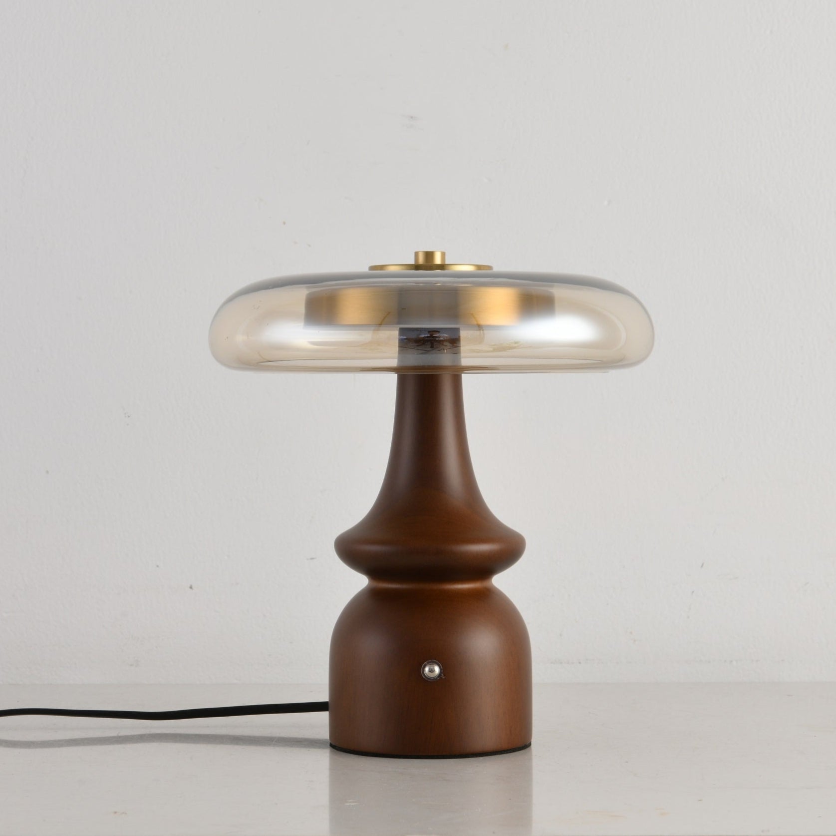 Mushroom Retro Glass Table Lamp