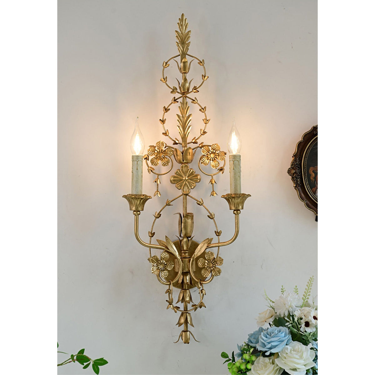 Aevuvyu Premium Vintage Industrial Metal Wall Lamp