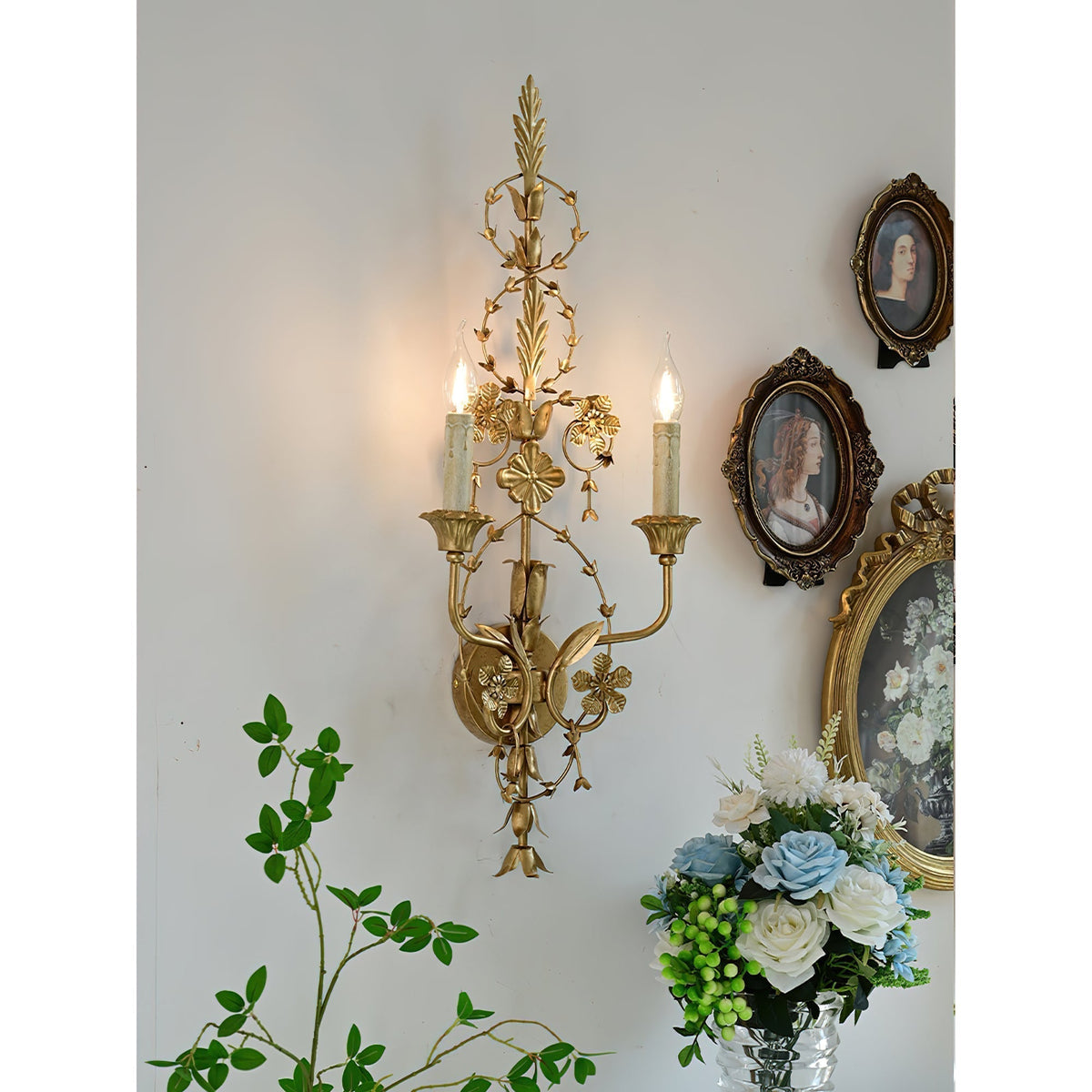 Aevuvyu Premium Vintage Industrial Metal Wall Lamp