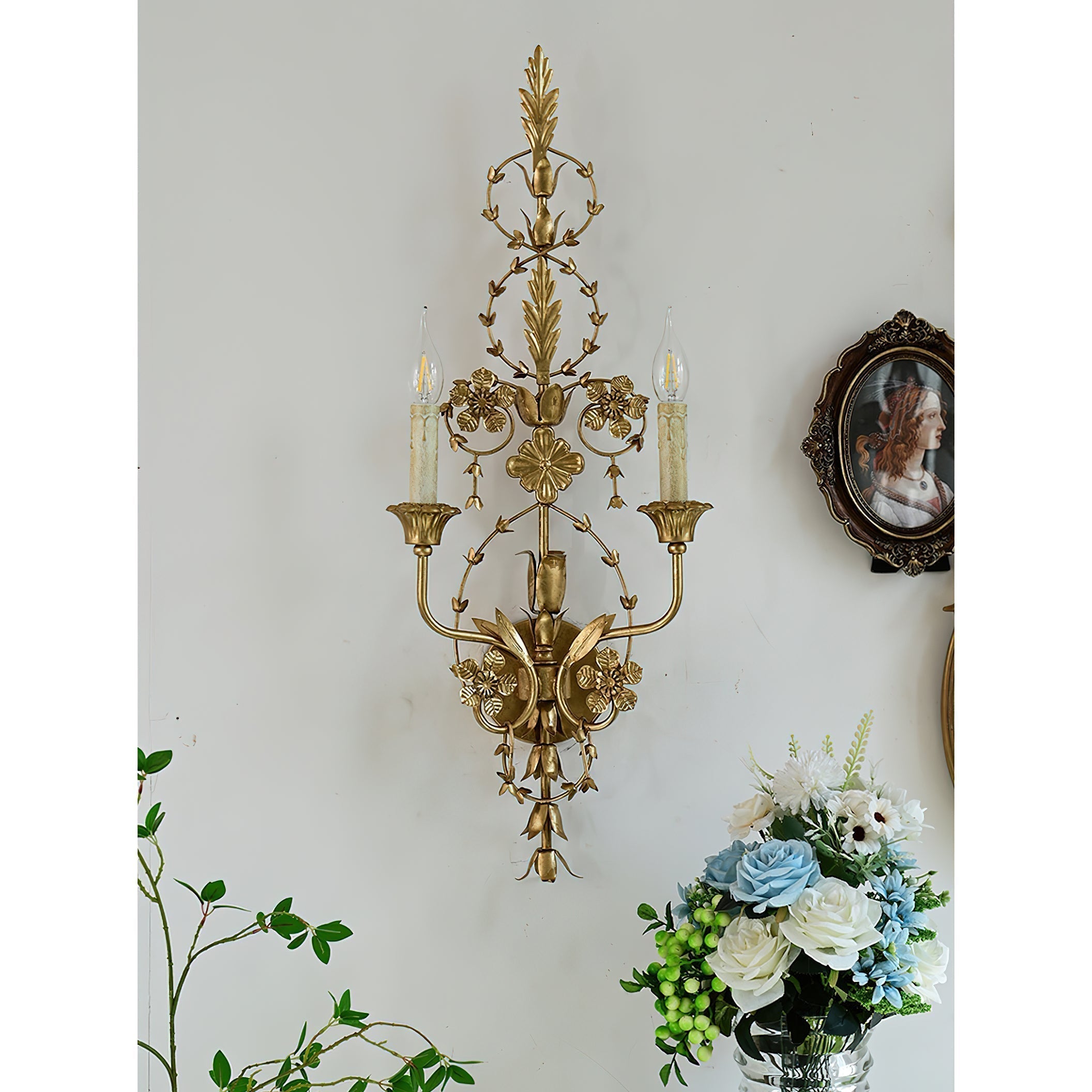 Aevuvyu Premium Vintage Industrial Metal Wall Lamp