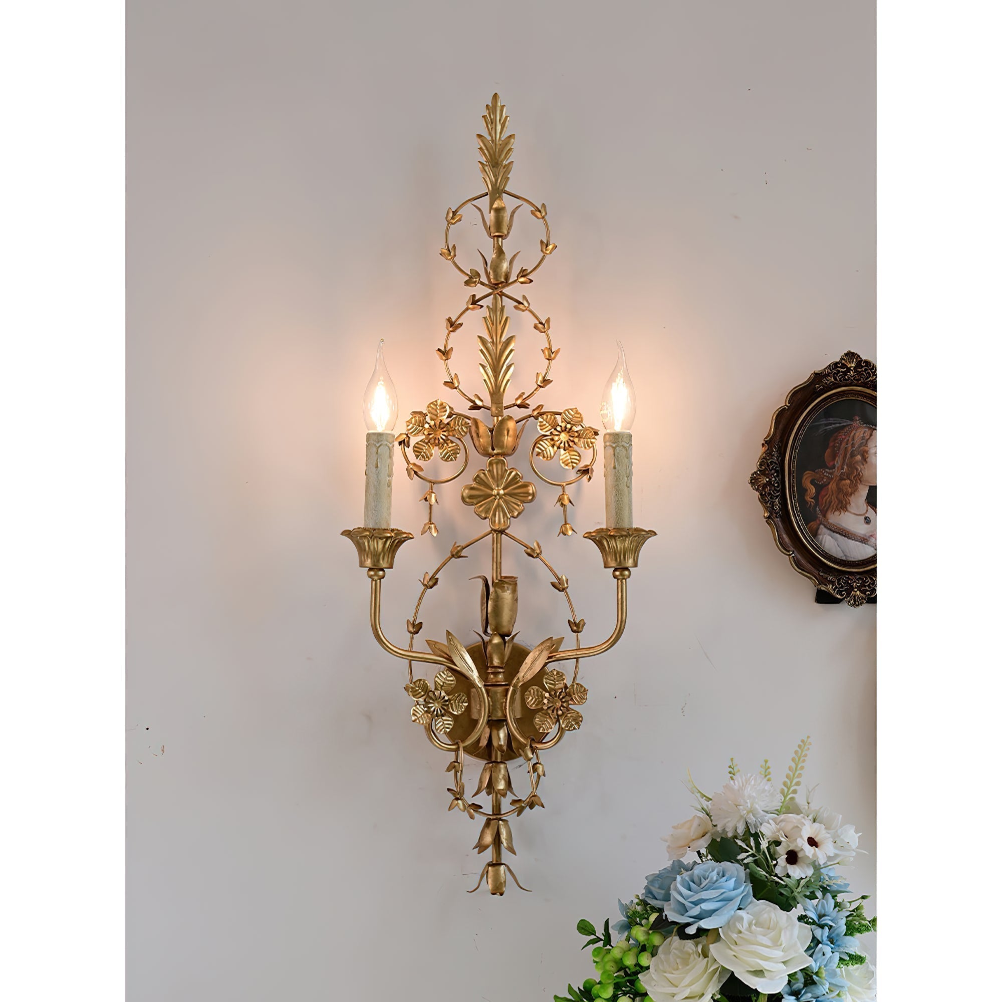 Aevuvyu Premium Vintage Industrial Metal Wall Lamp