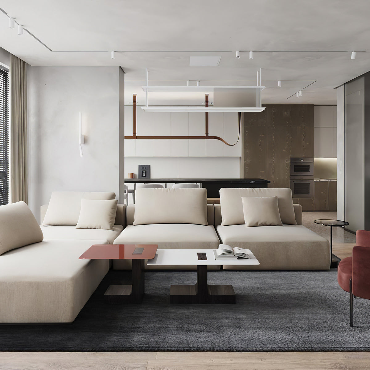 Zaleth Modern Leather Pendant Lamp