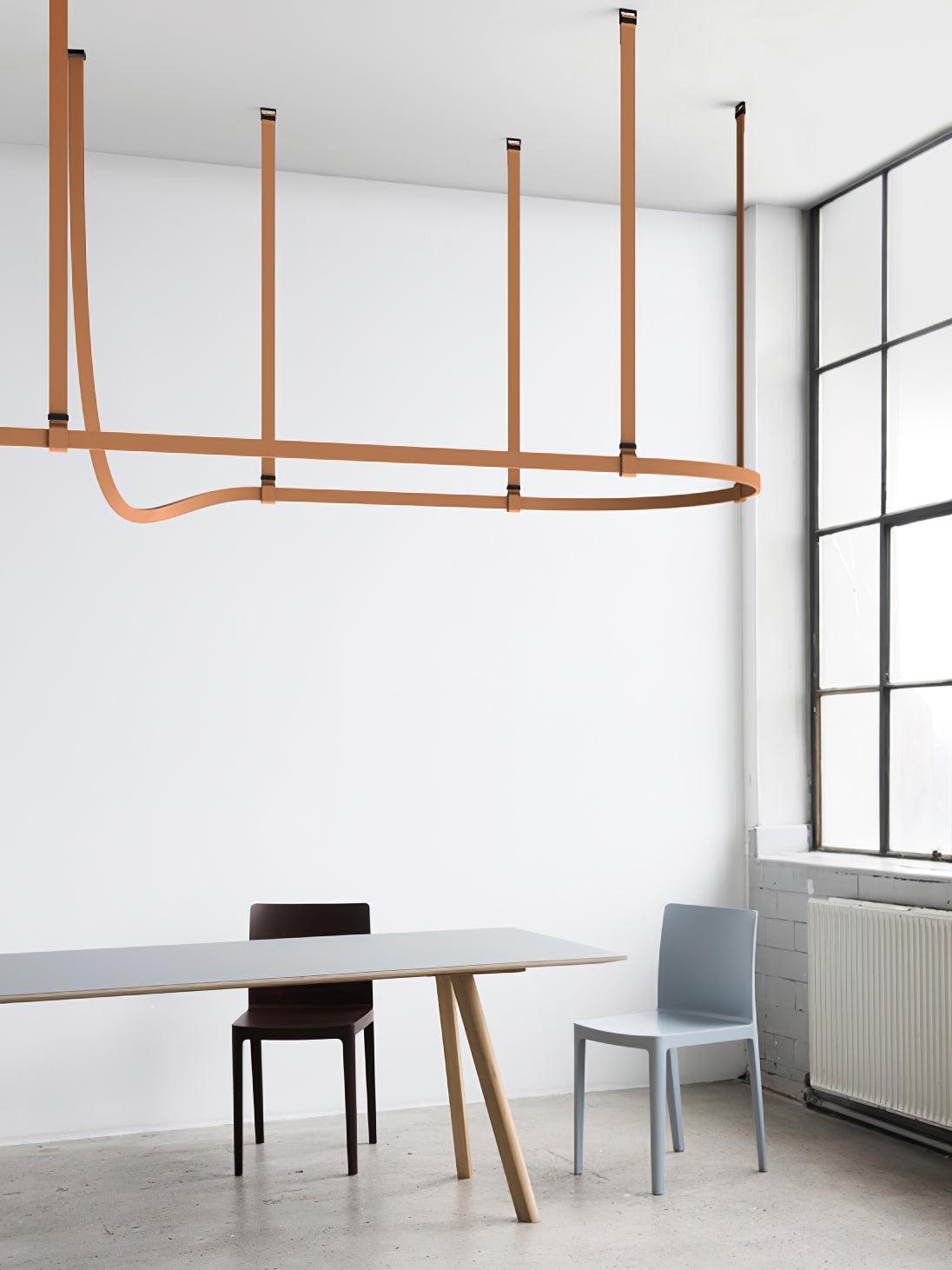 Zaleth Modern Leather Pendant Lamp