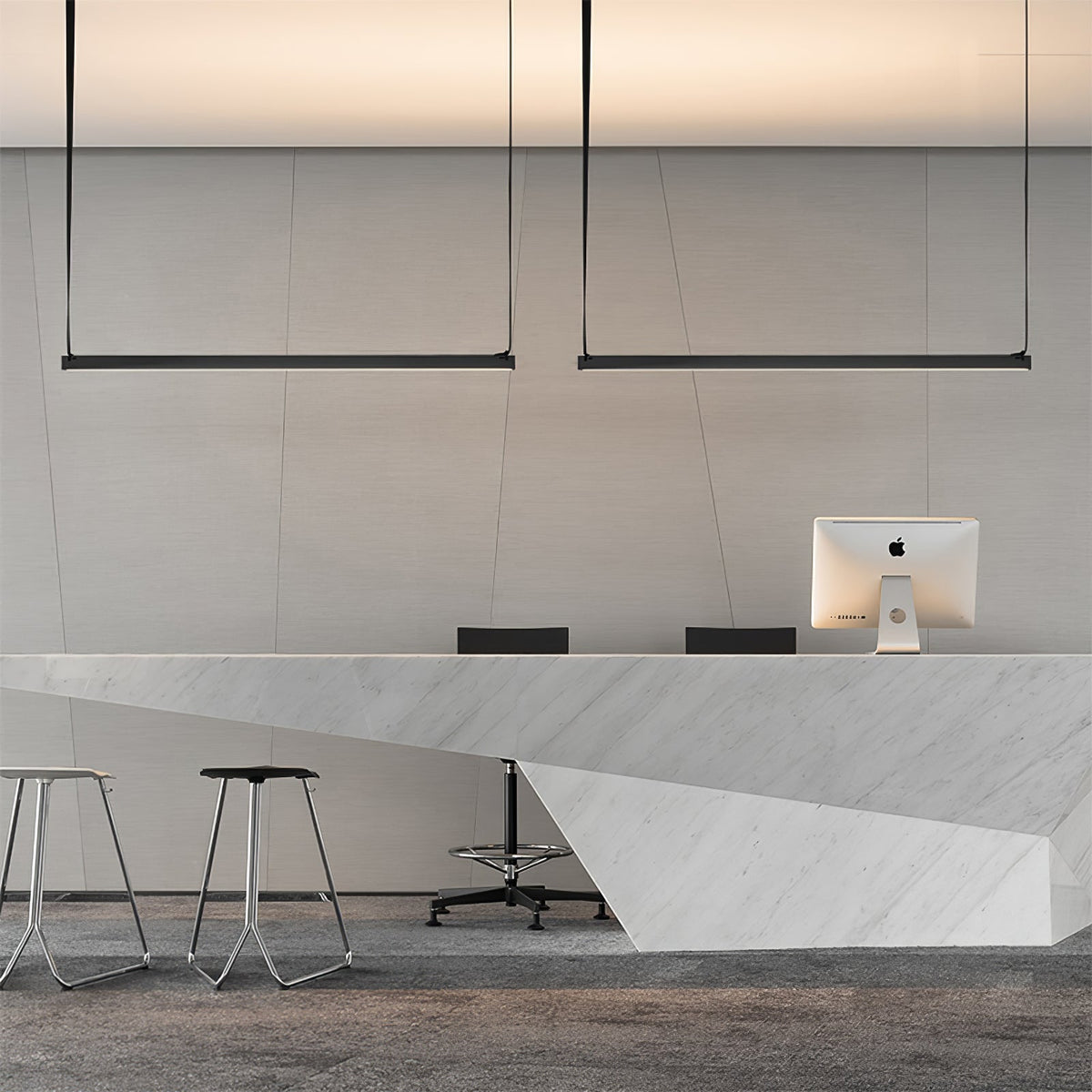 Gideon Minimalist Linear Pendant Light