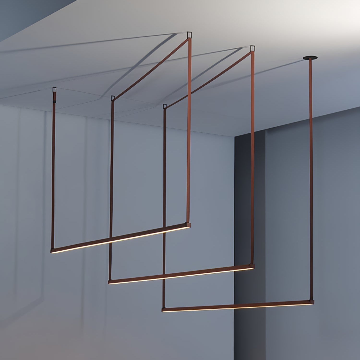 Gideon Minimalist Linear Pendant Light