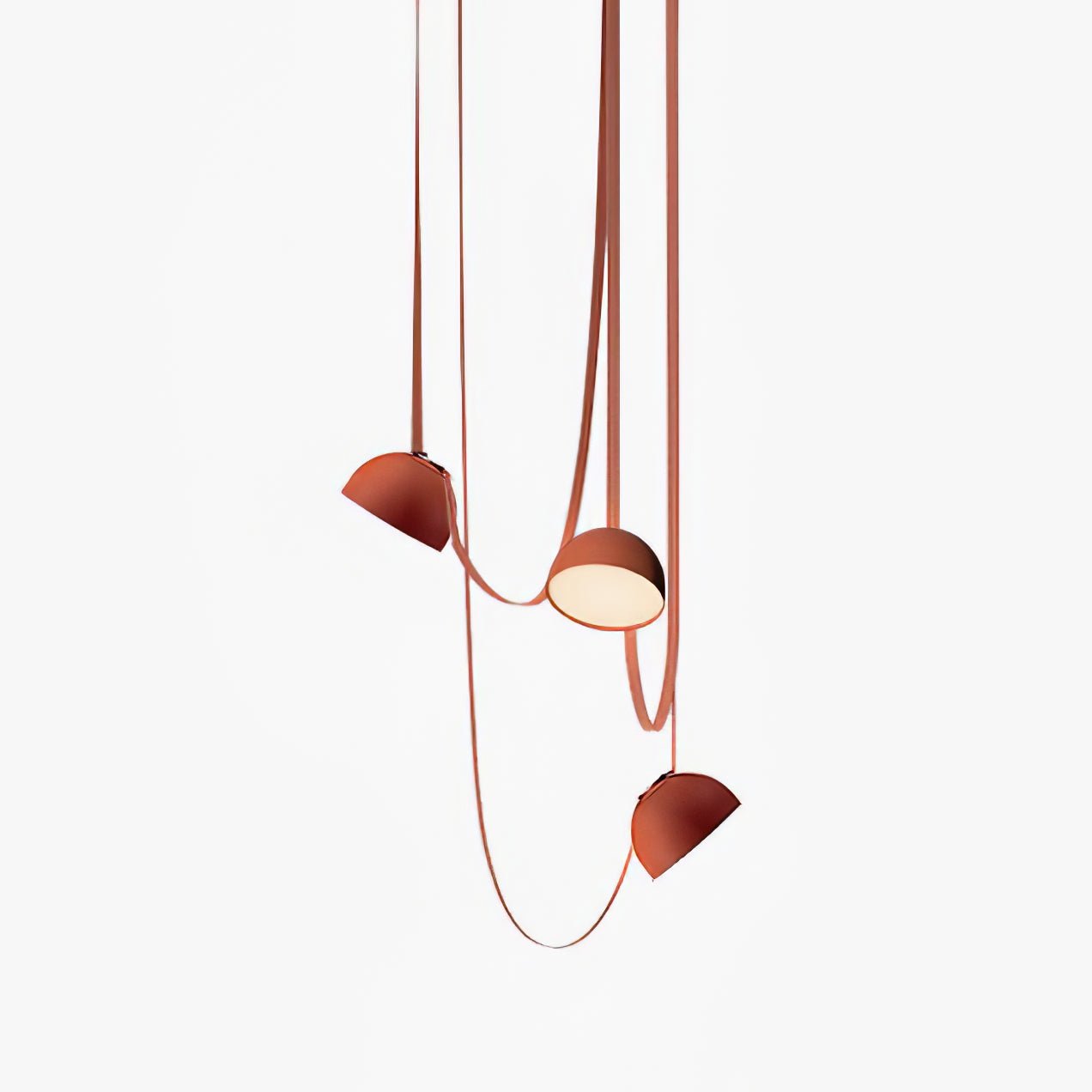 Elarok Modern Minimalist Combination Leather Pendant Light