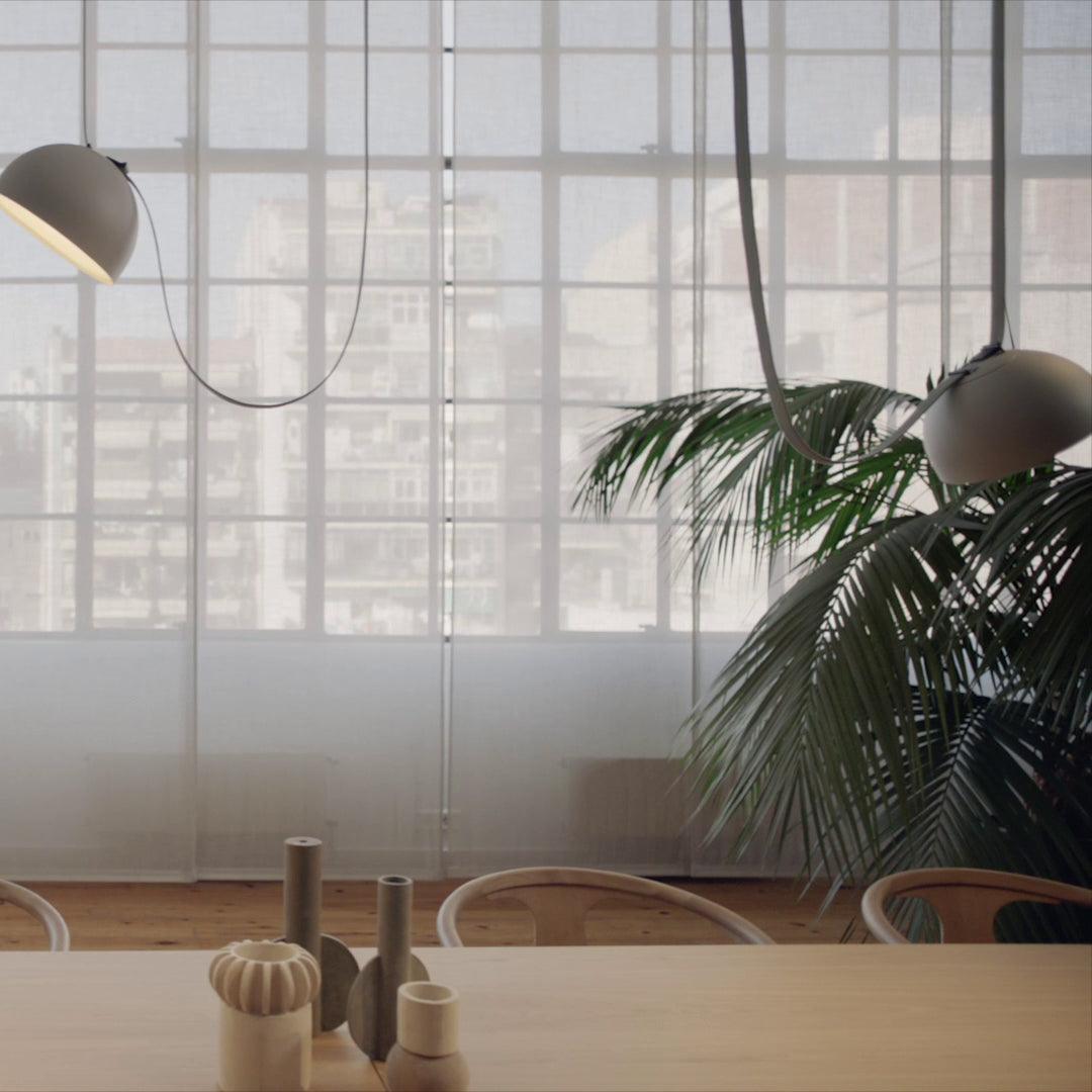 Elarok Modern Minimalist Combination Leather Pendant Light