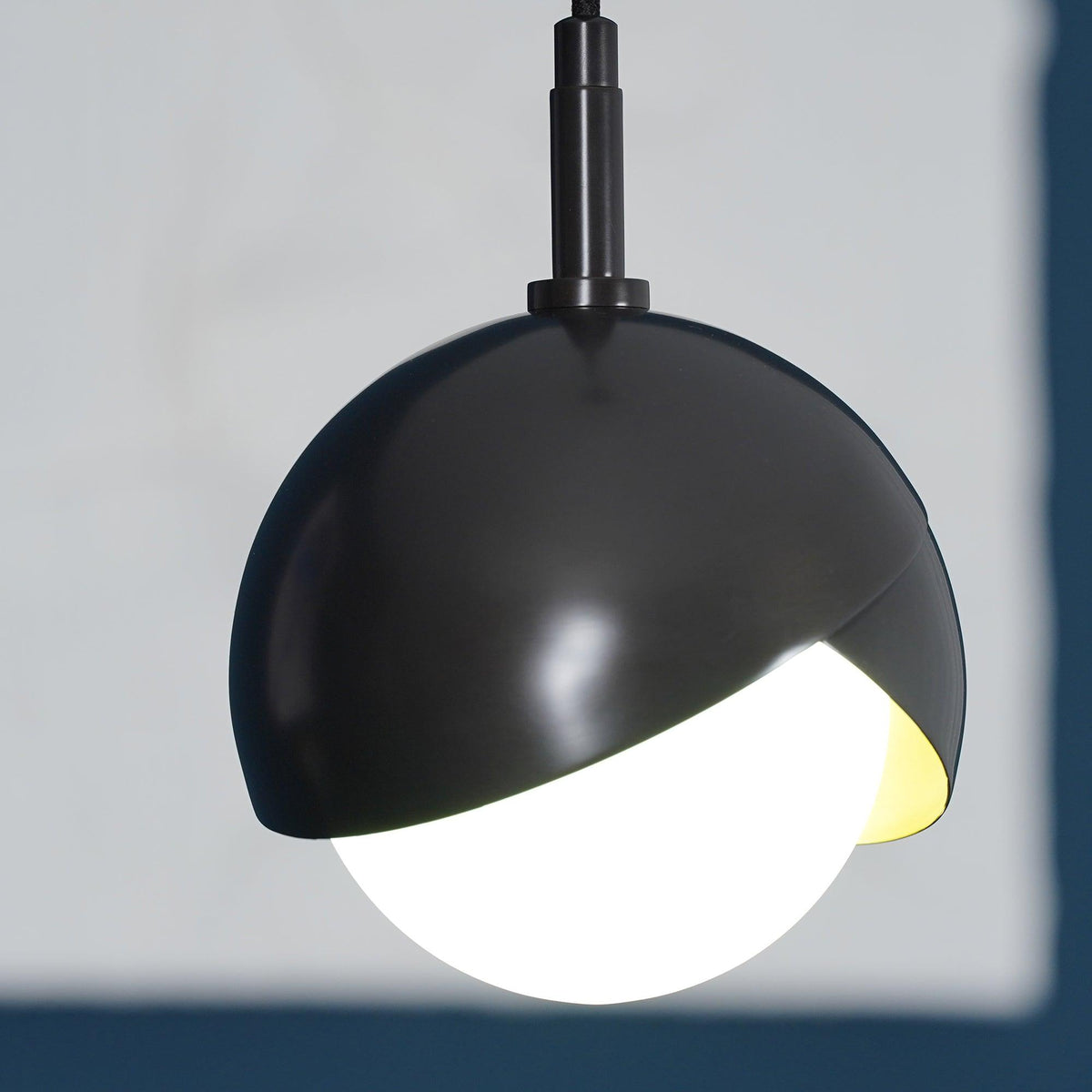 Jynara Pendant Lamp Brass Nested Opal Globe Modern