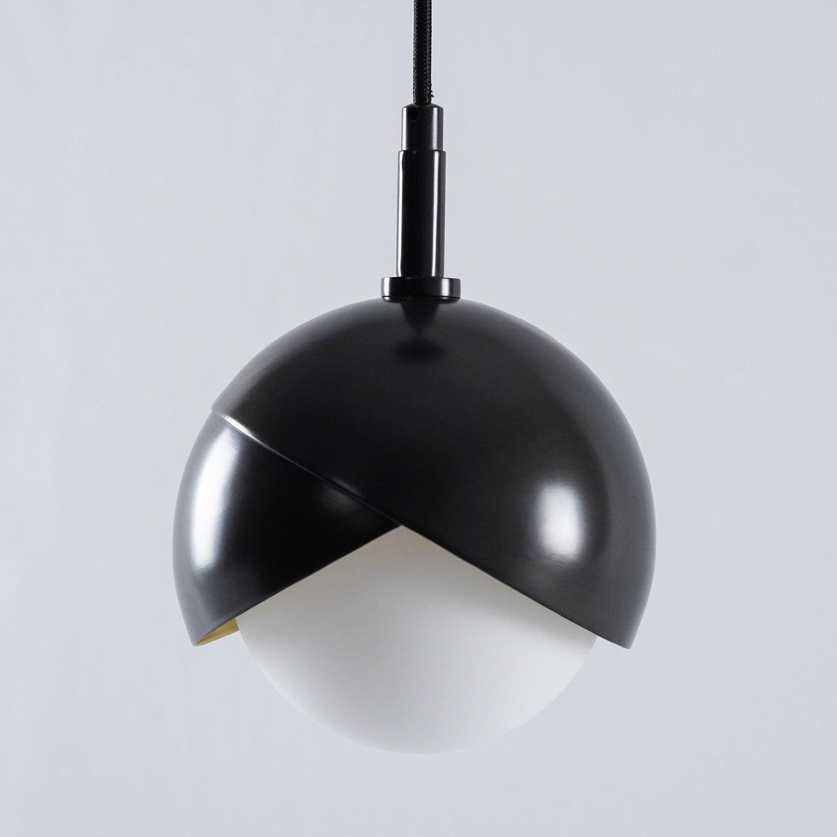 Jynara Pendant Lamp Brass Nested Opal Globe Modern