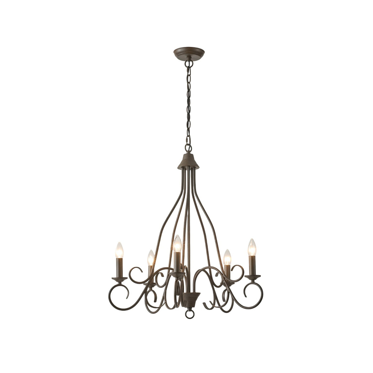 Dvaluvyu Vintage Industrial Metal Chandelier