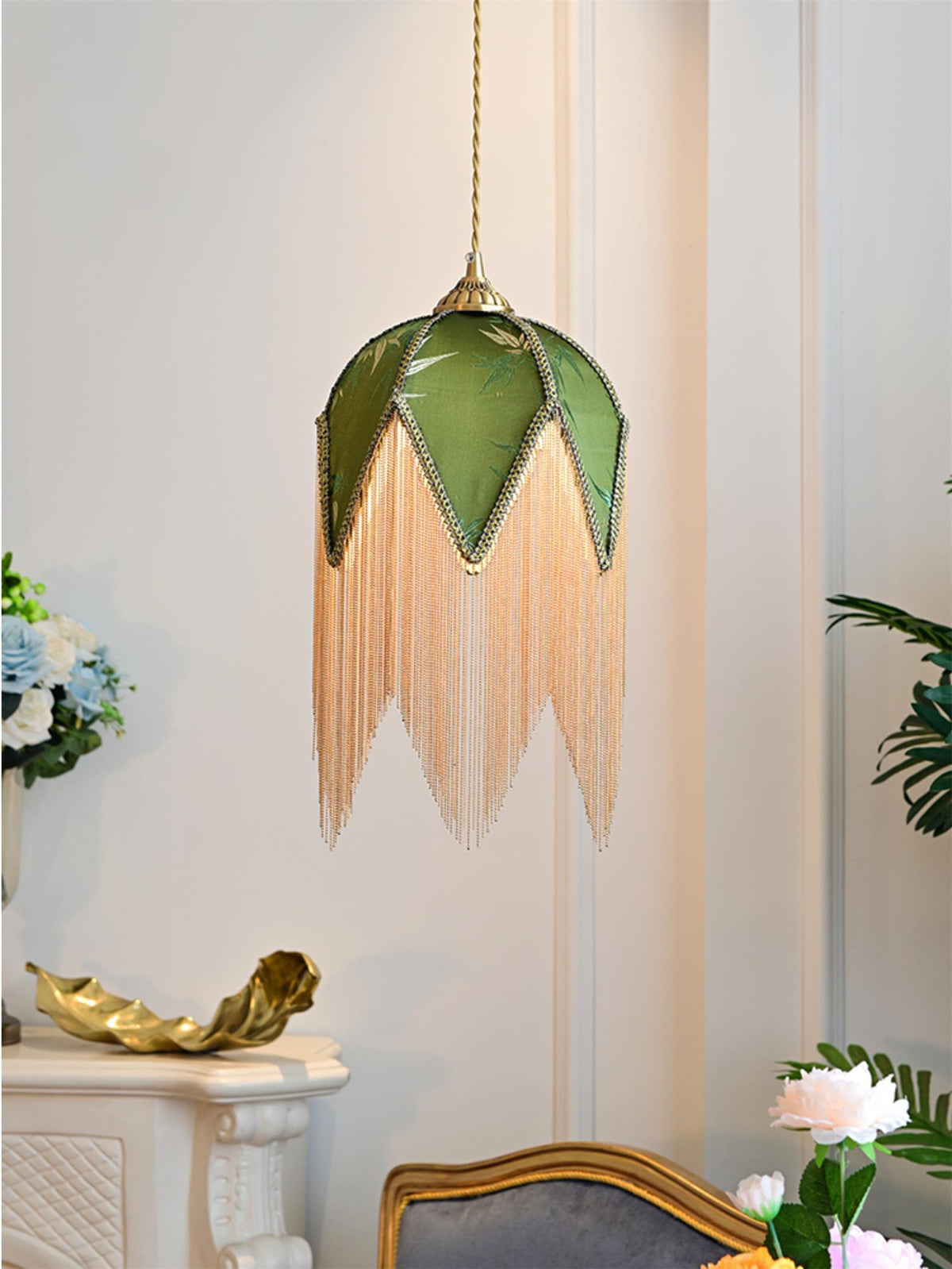 Yolvin Unique Fringed Pendant Lamp