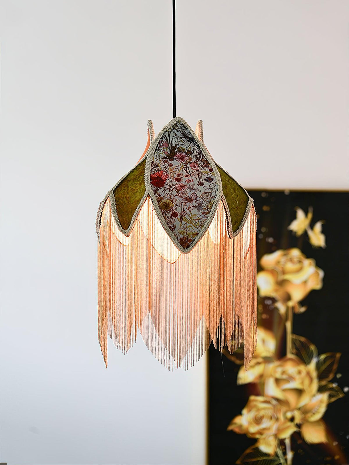 Yolvin Unique Fringed Pendant Lamp