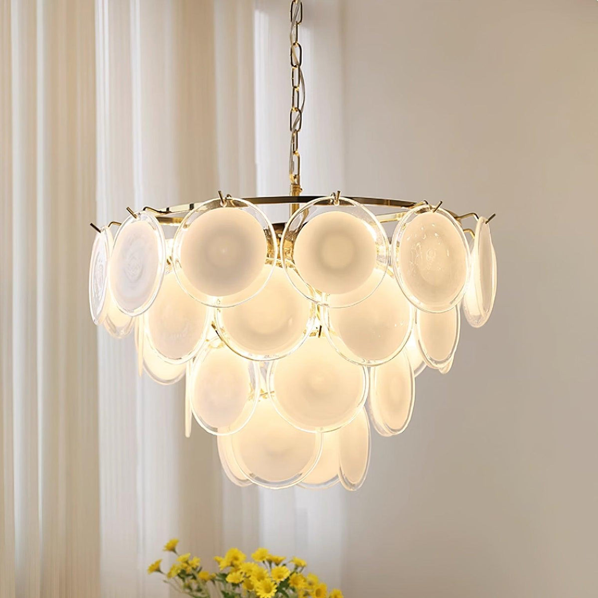 Noelia Glass Chandelier Light