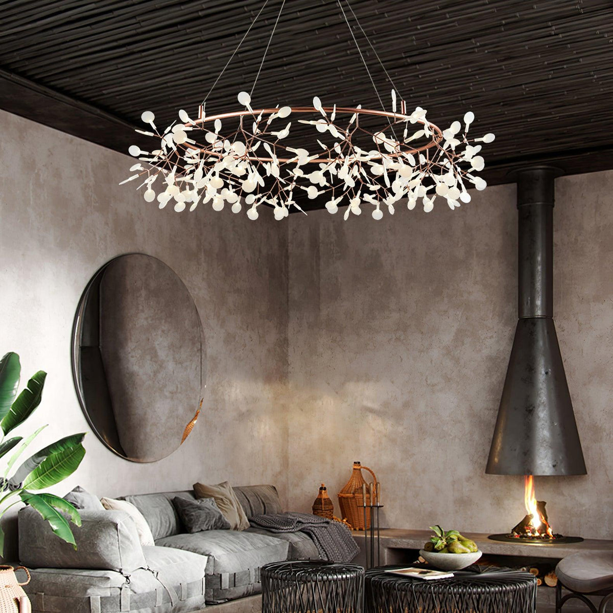 Dore Chandelier Firefly Branch LED
