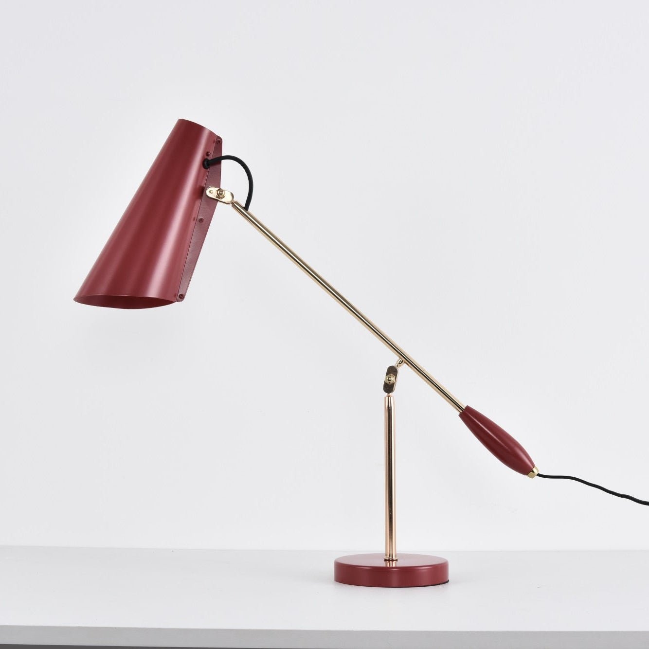 Orbix Steel Mid-Century Table Lamp