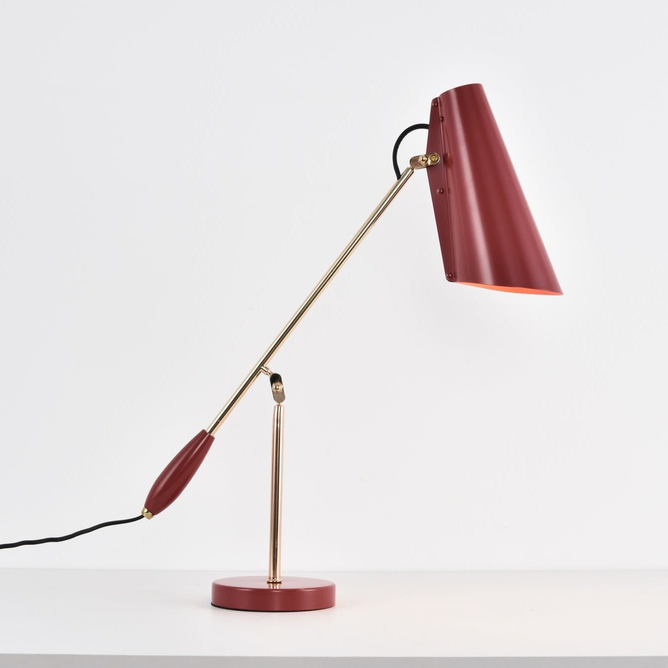 Orbix Steel Mid-Century Table Lamp