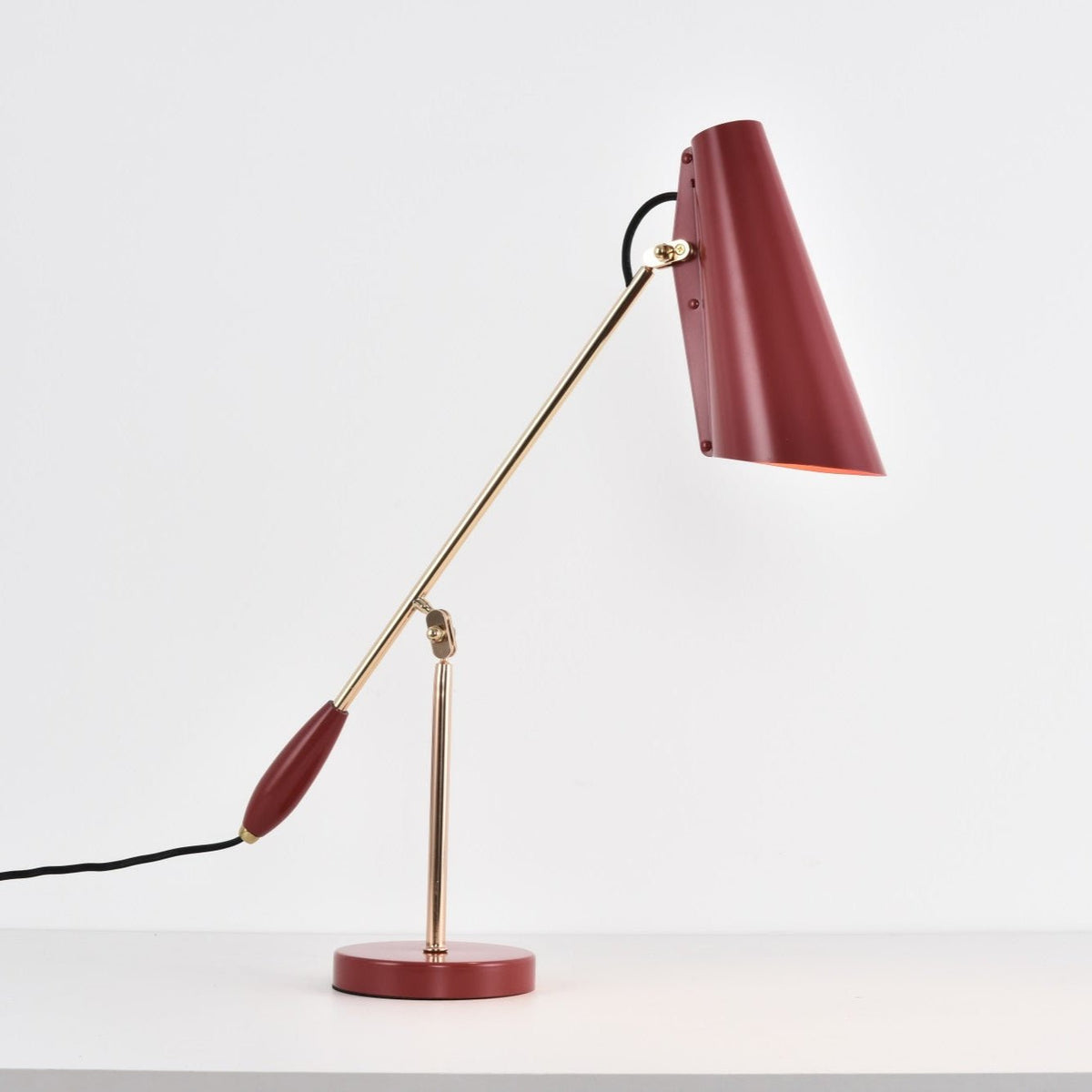 Orbix Steel Mid-Century Table Lamp