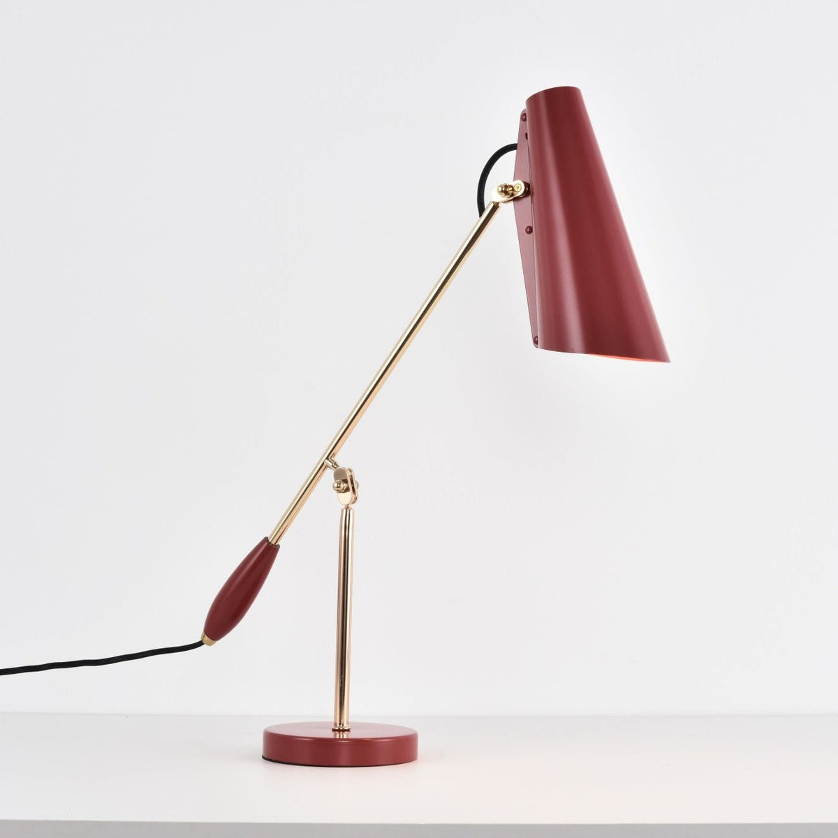 Orbix Steel Mid-Century Table Lamp