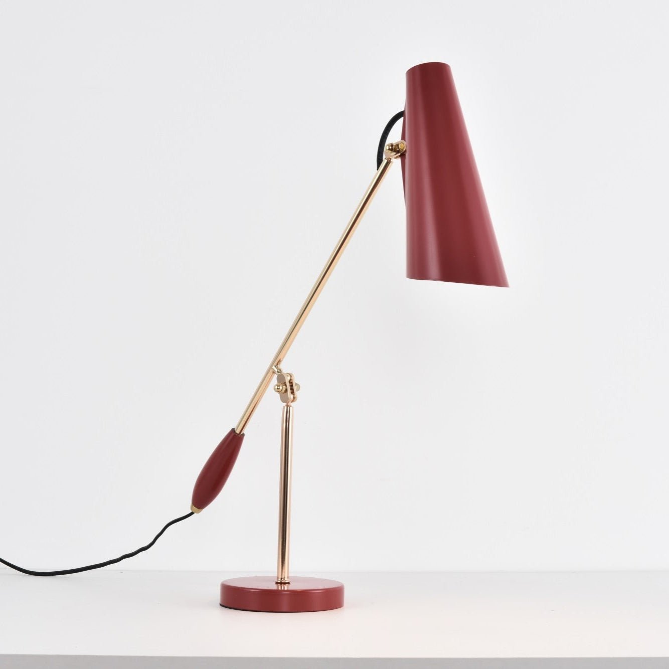 Orbix Steel Mid-Century Table Lamp