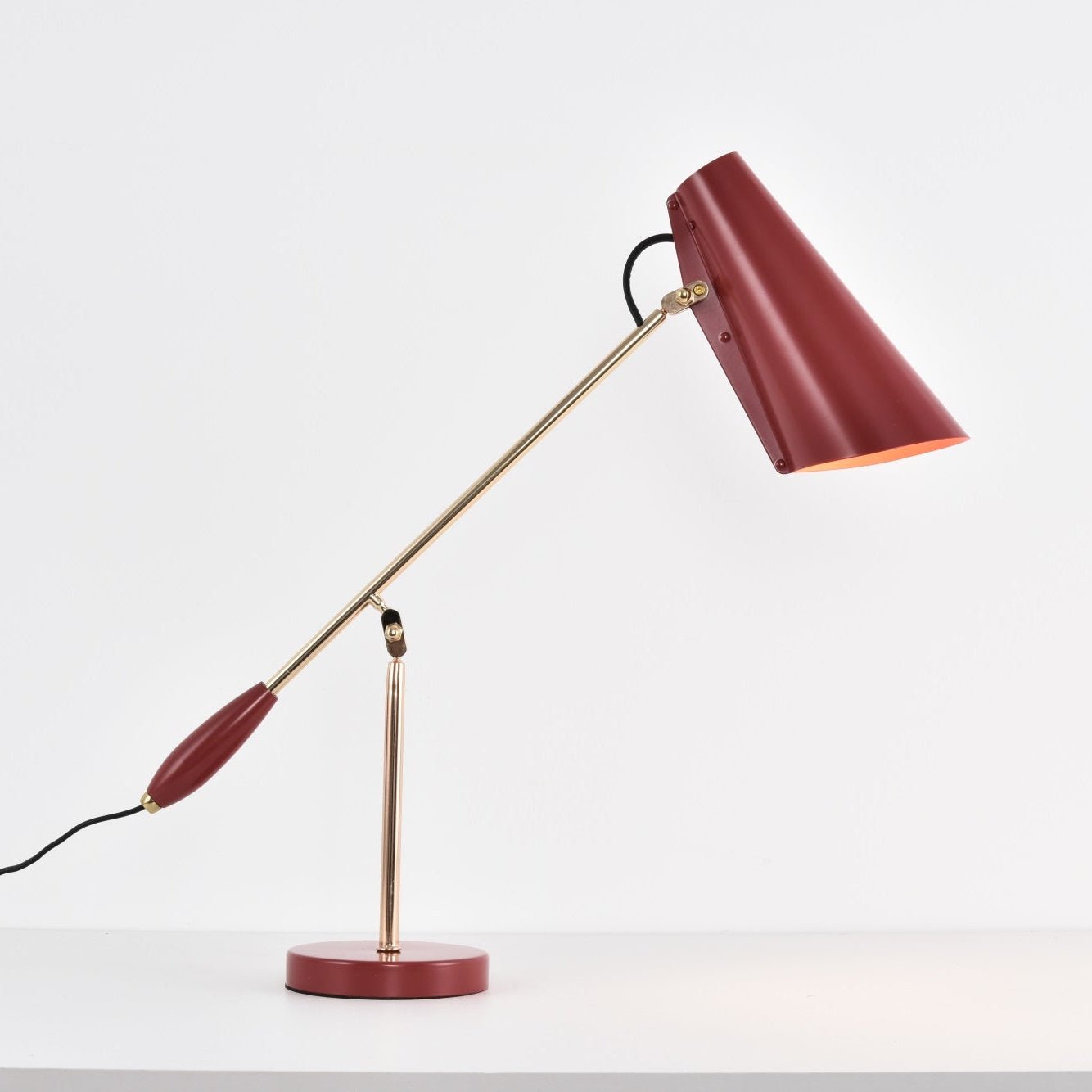Orbix Steel Mid-Century Table Lamp