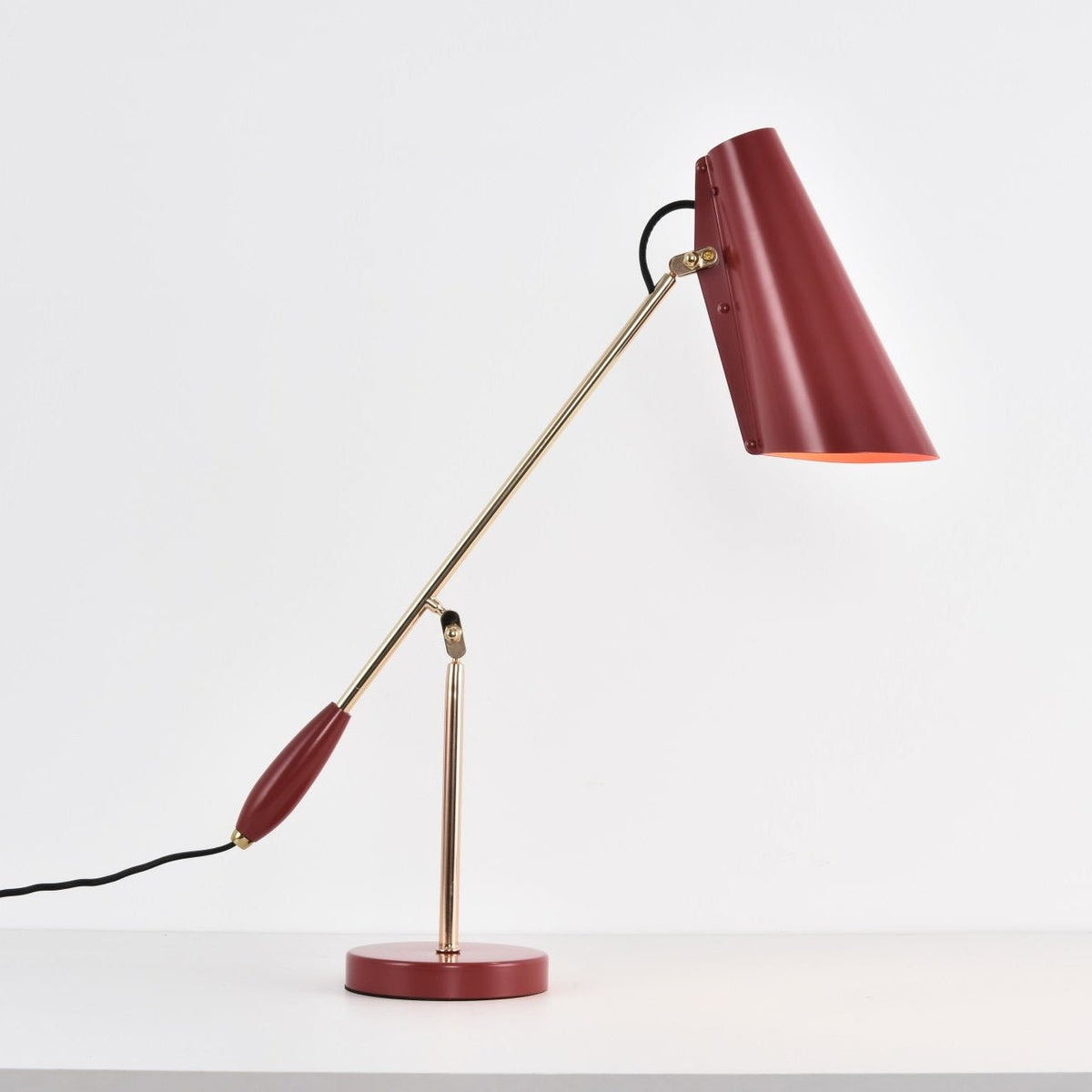 Orbix Steel Mid-Century Table Lamp