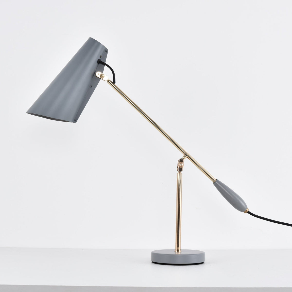 Orbix Steel Mid-Century Table Lamp