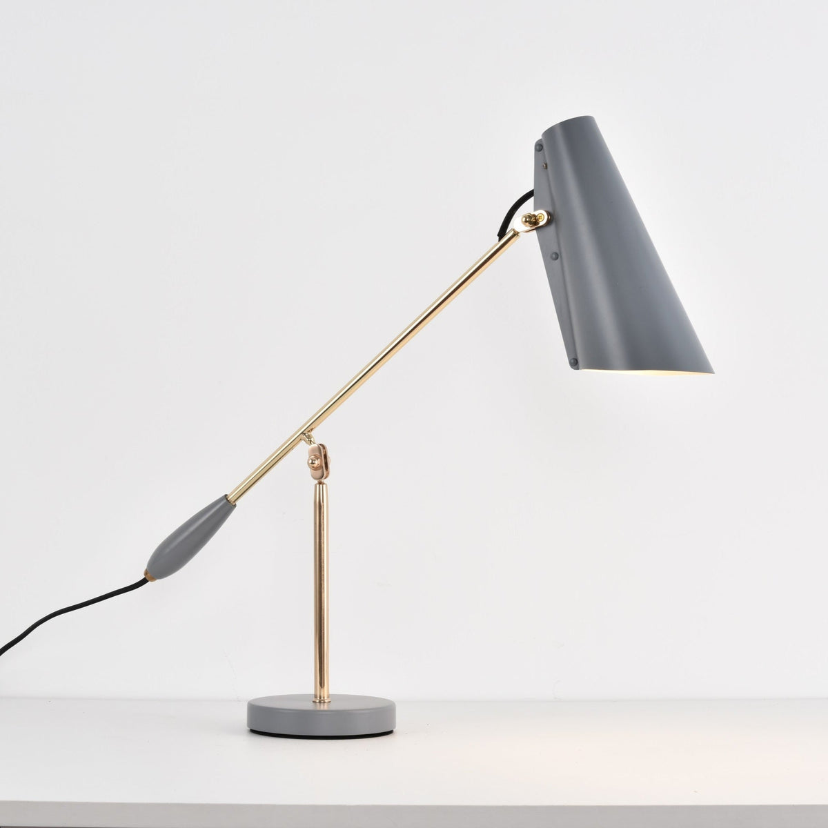 Orbix Steel Mid-Century Table Lamp