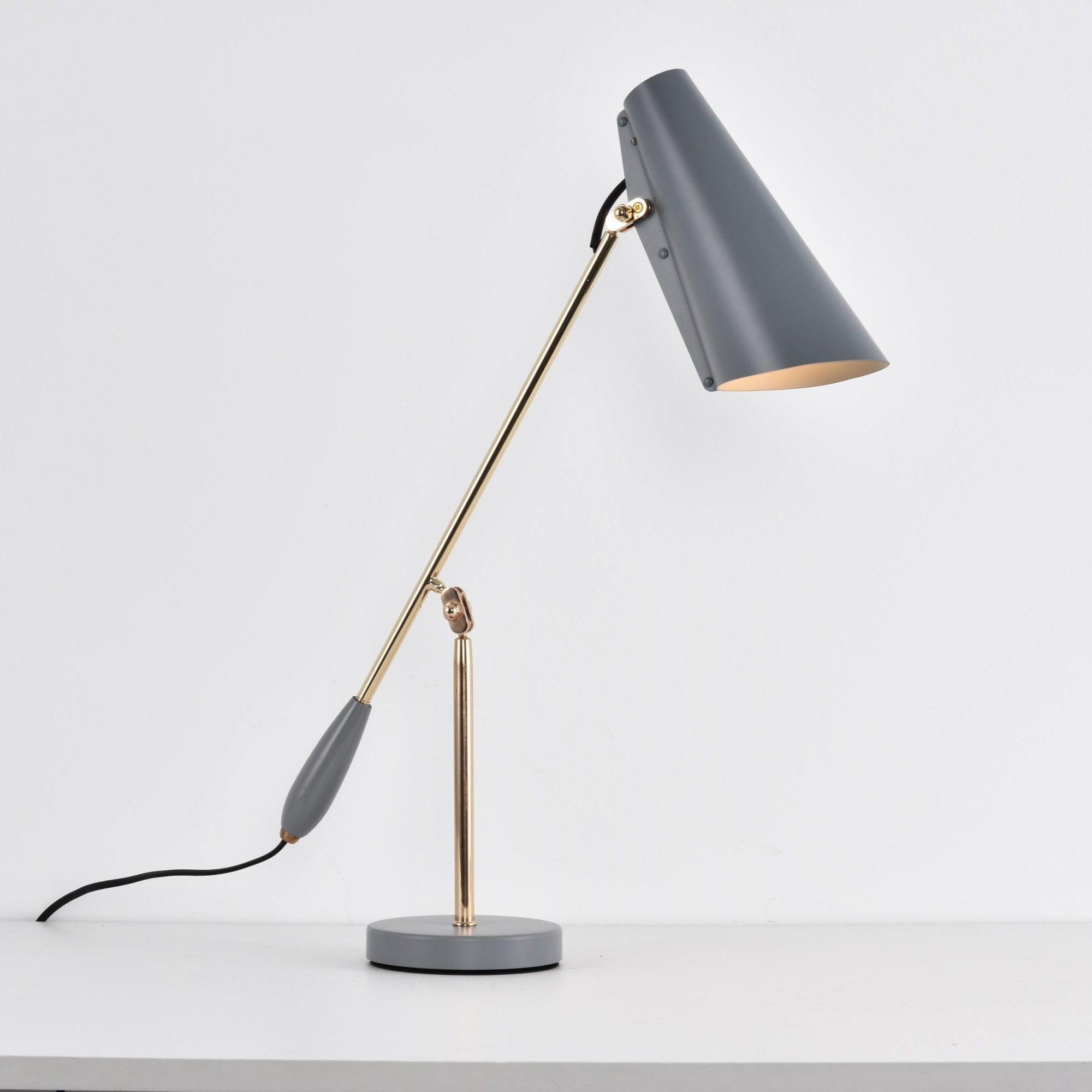 Orbix Steel Mid-Century Table Lamp