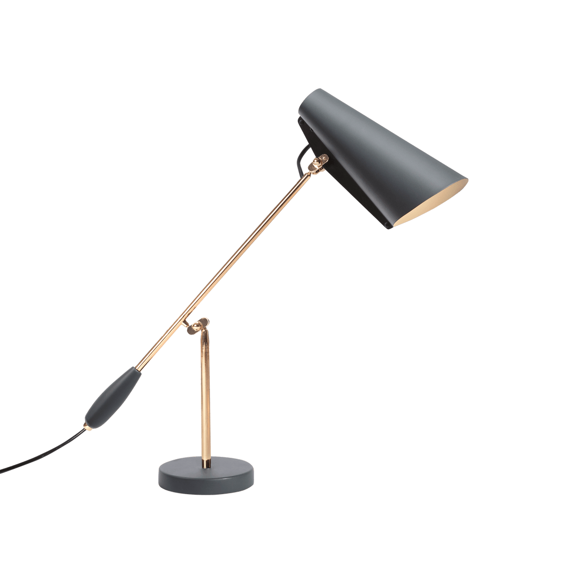 Orbix Steel Mid-Century Table Lamp